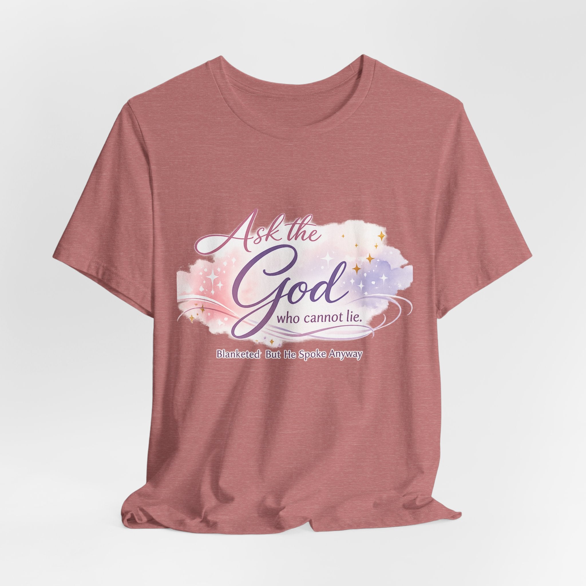 'Ask the God' Jersey Short Sleeve Tee