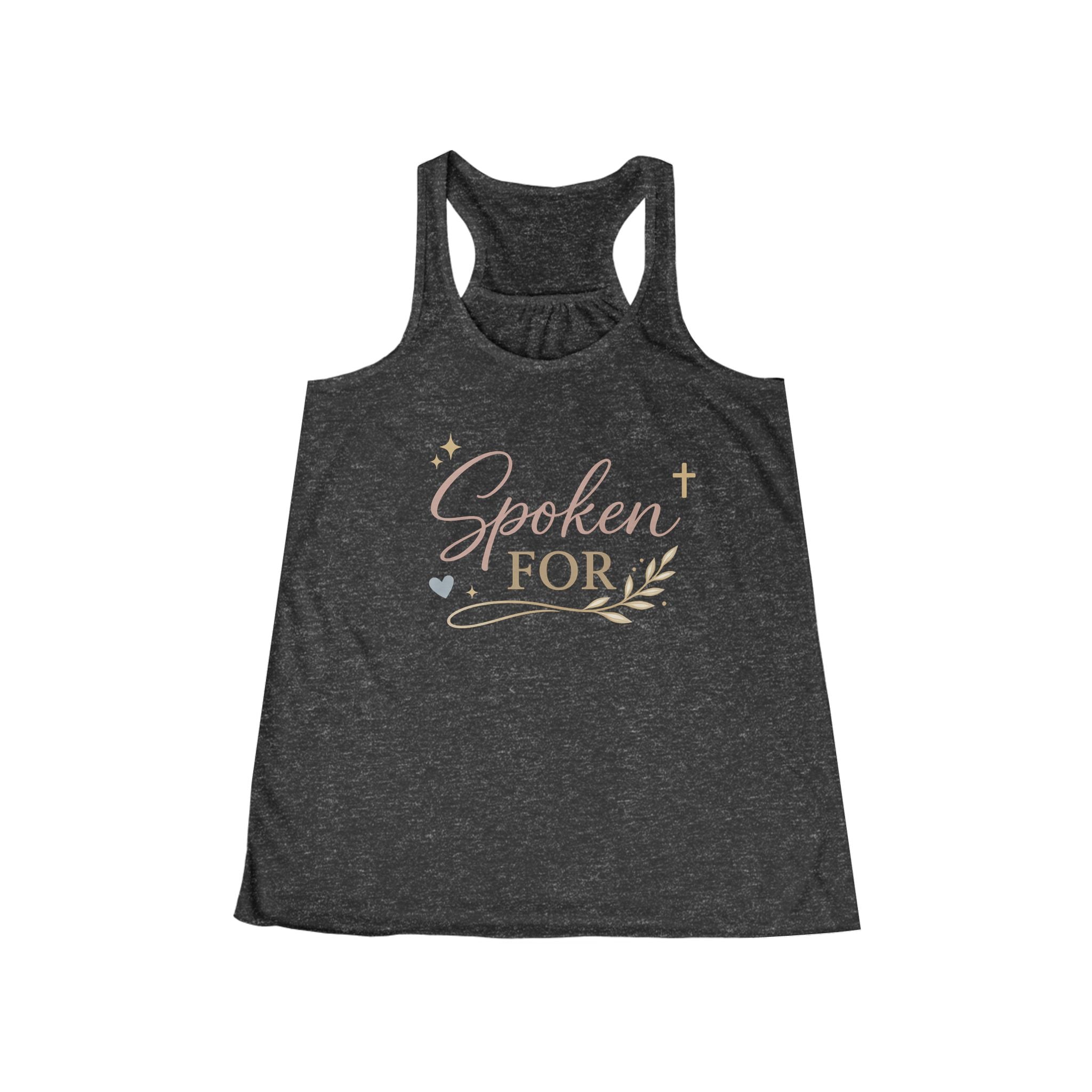 'Spoke For' Women's Flowy Racerback Tank