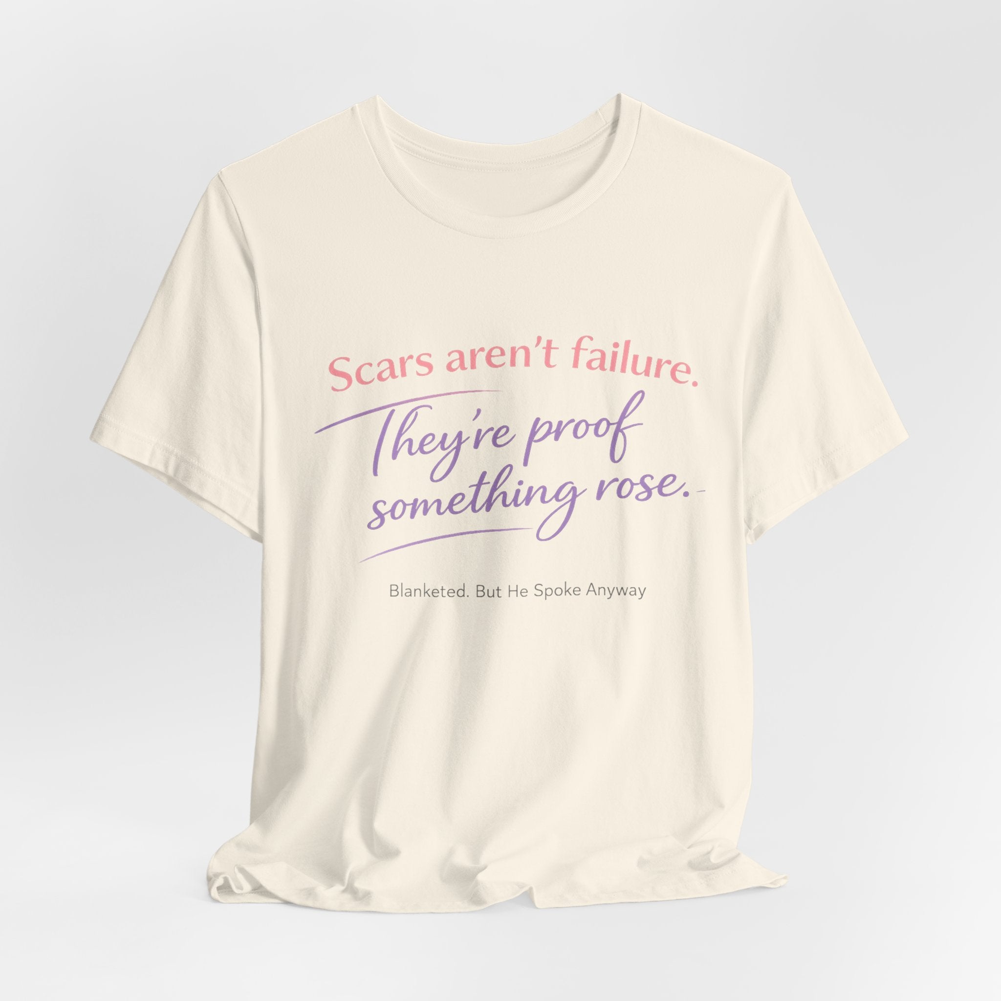 'Scars Aren't Failure' Jersey Short Sleeve Tee