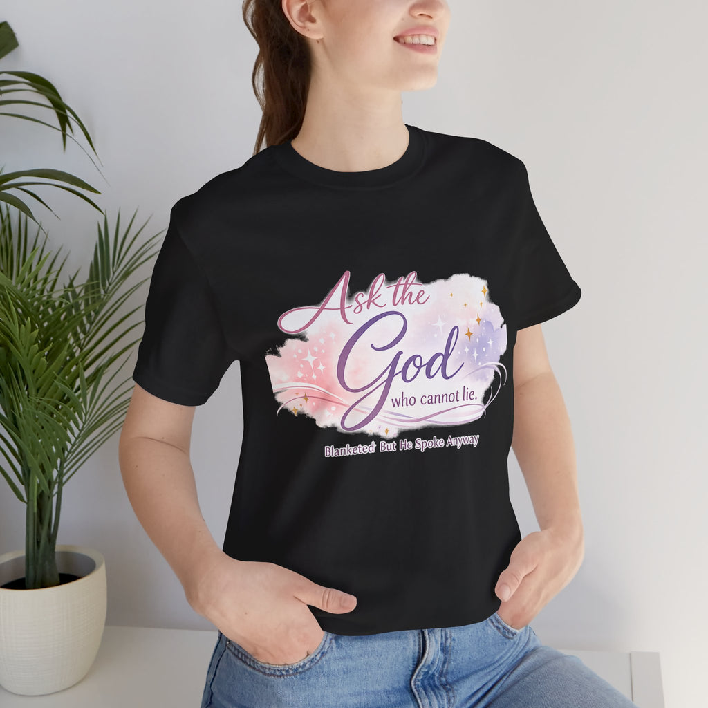 'Ask the God' Jersey Short Sleeve Tee