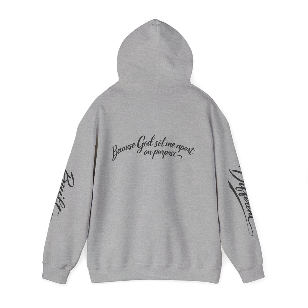 Signature 'Because God Set Me Apart' Blend Hooded Sweatshirt