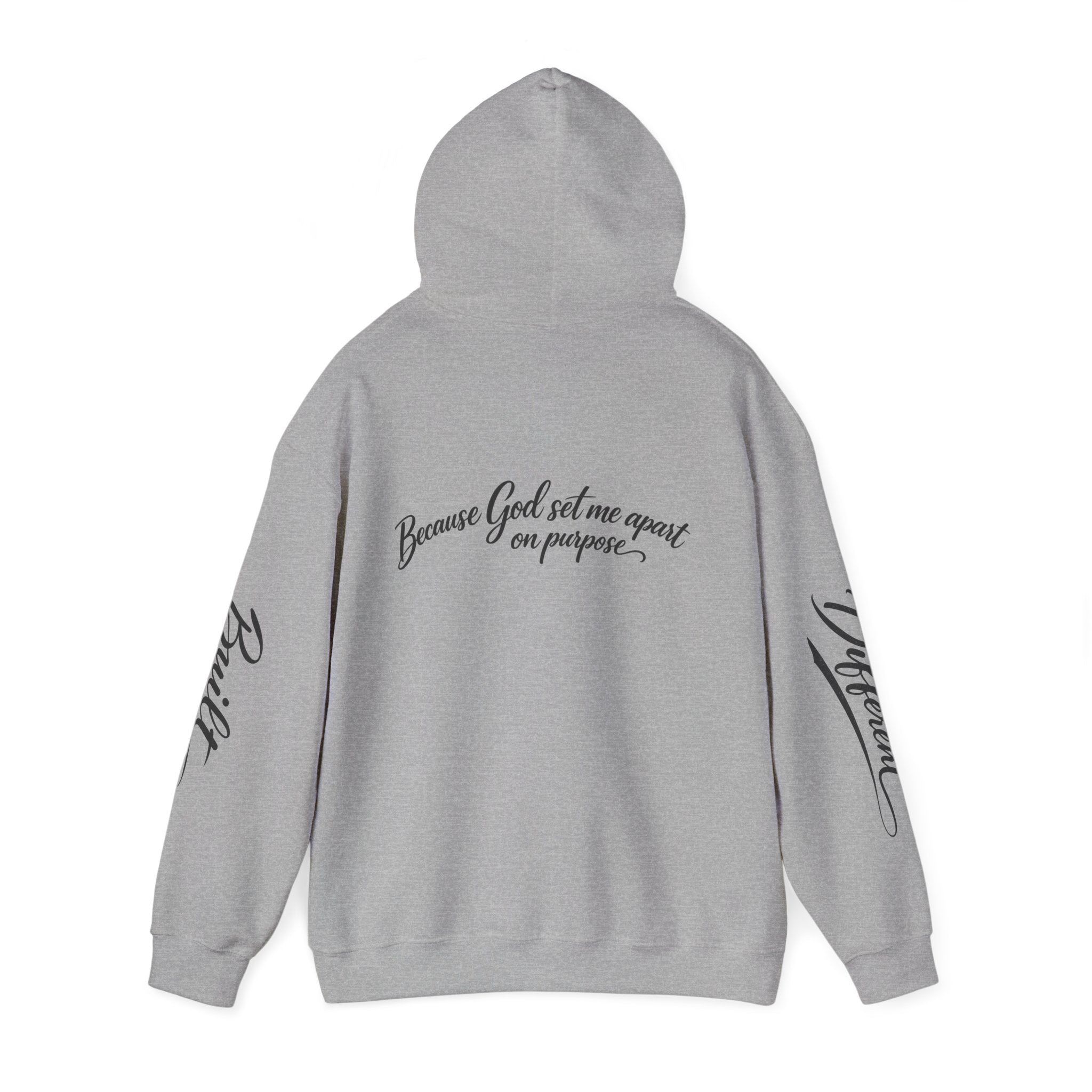 Signature 'Because God Set Me Apart' Blend Hooded Sweatshirt