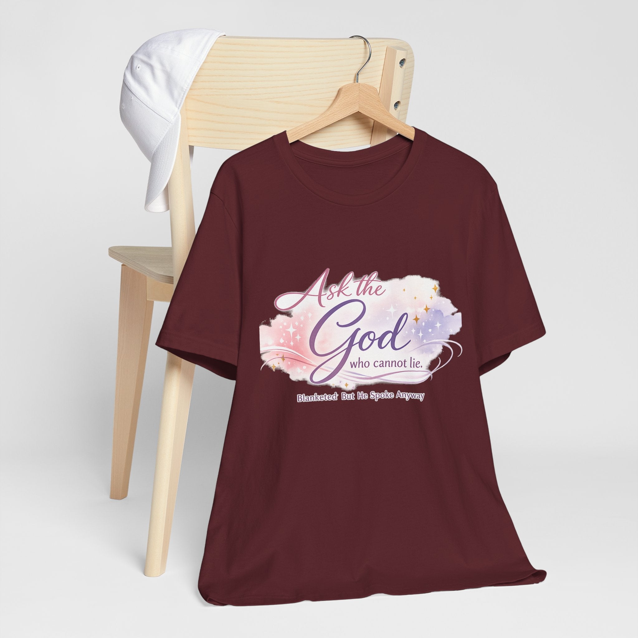 'Ask the God' Jersey Short Sleeve Tee