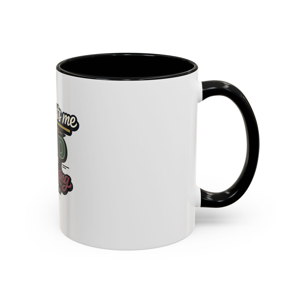 'God Trusts Me' Accent Coffee Mug