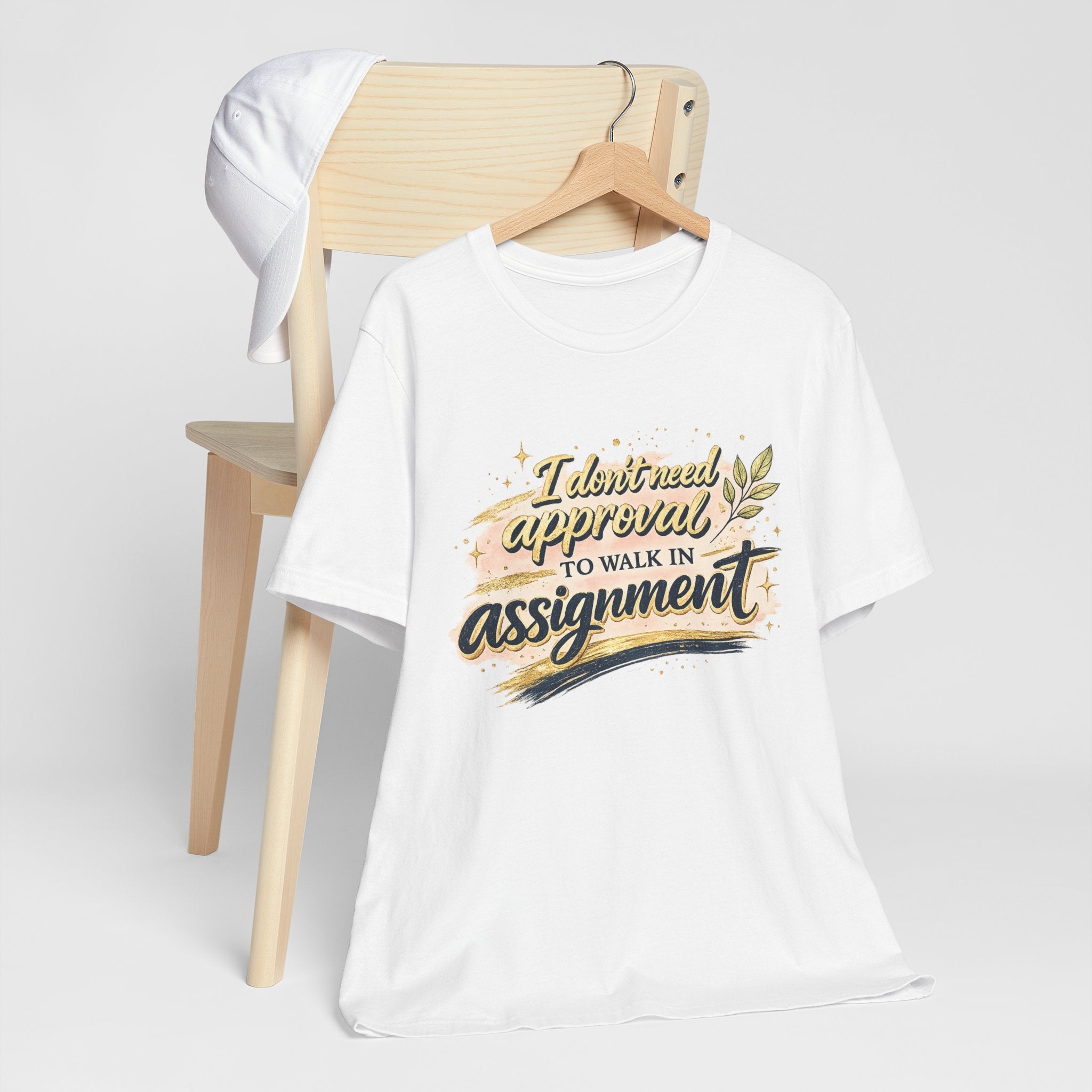 'I Don't Need Approval' Jersey Short Sleeve Tee