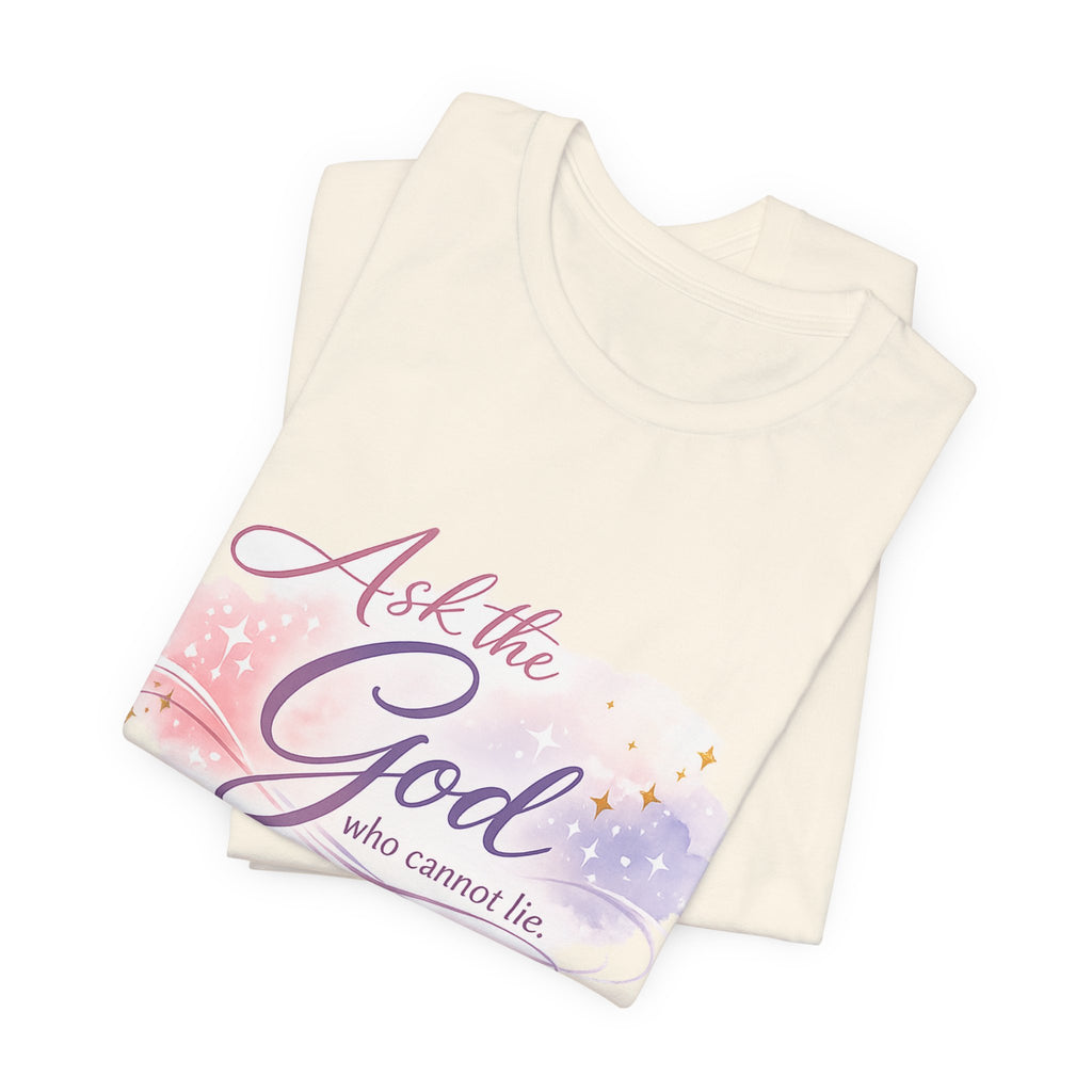 'Ask the God' Jersey Short Sleeve Tee