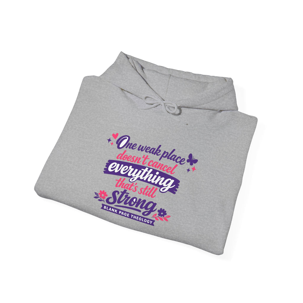Signature 'One Weak Place' Heavy Blend Hooded Sweatshirt