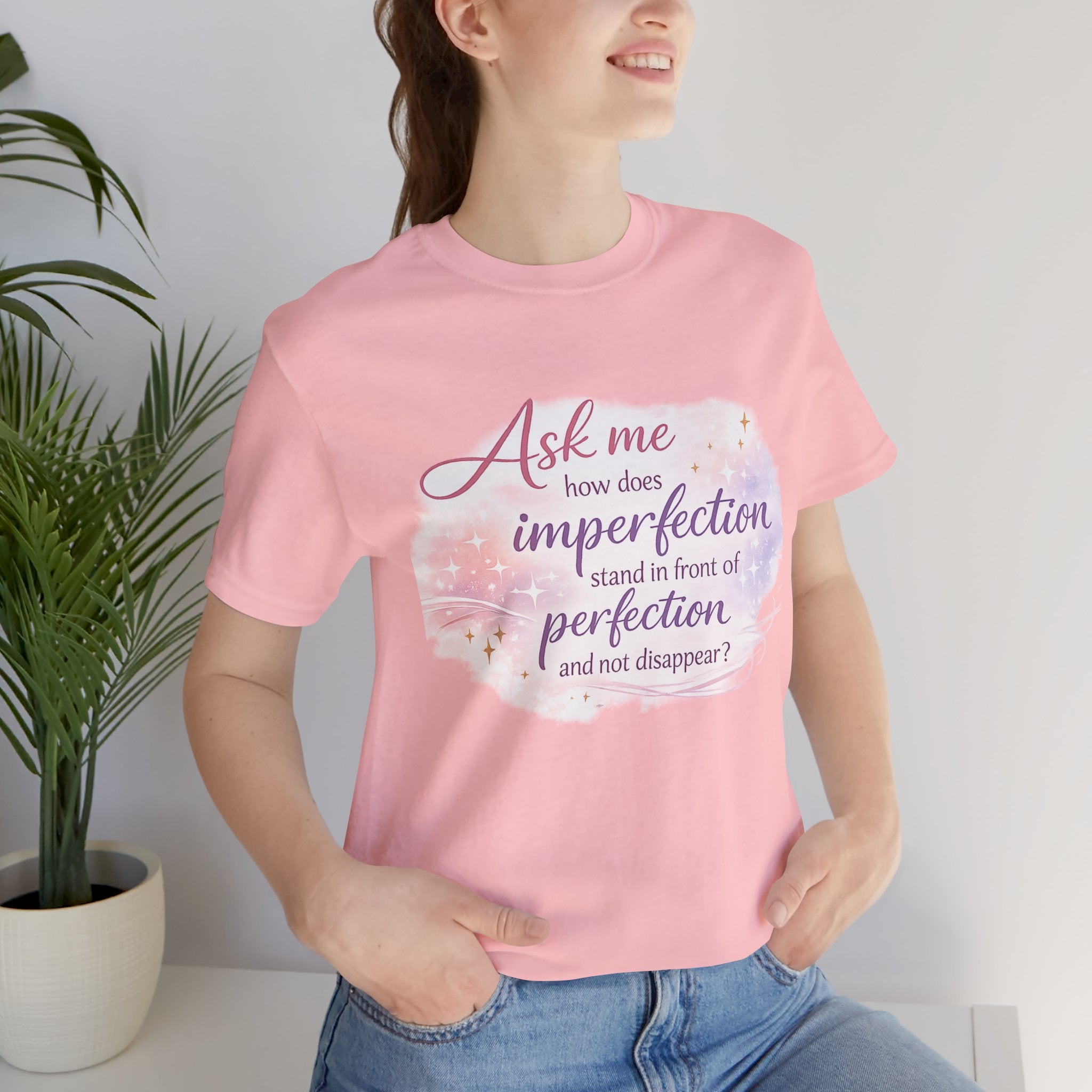 'Ask Me How' Jersey Short Sleeve Tee
