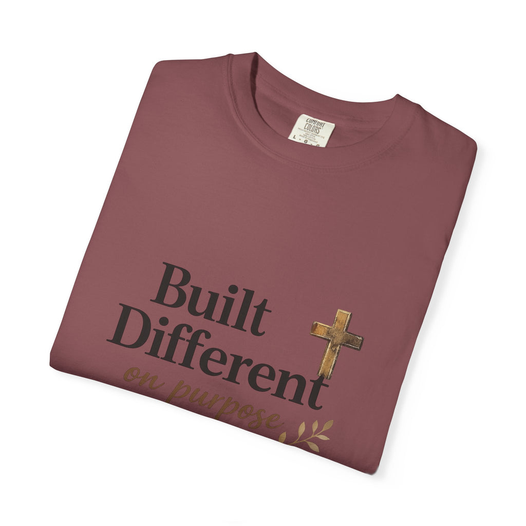 'Built Different on Purpose' Garment-Dyed T-shirt