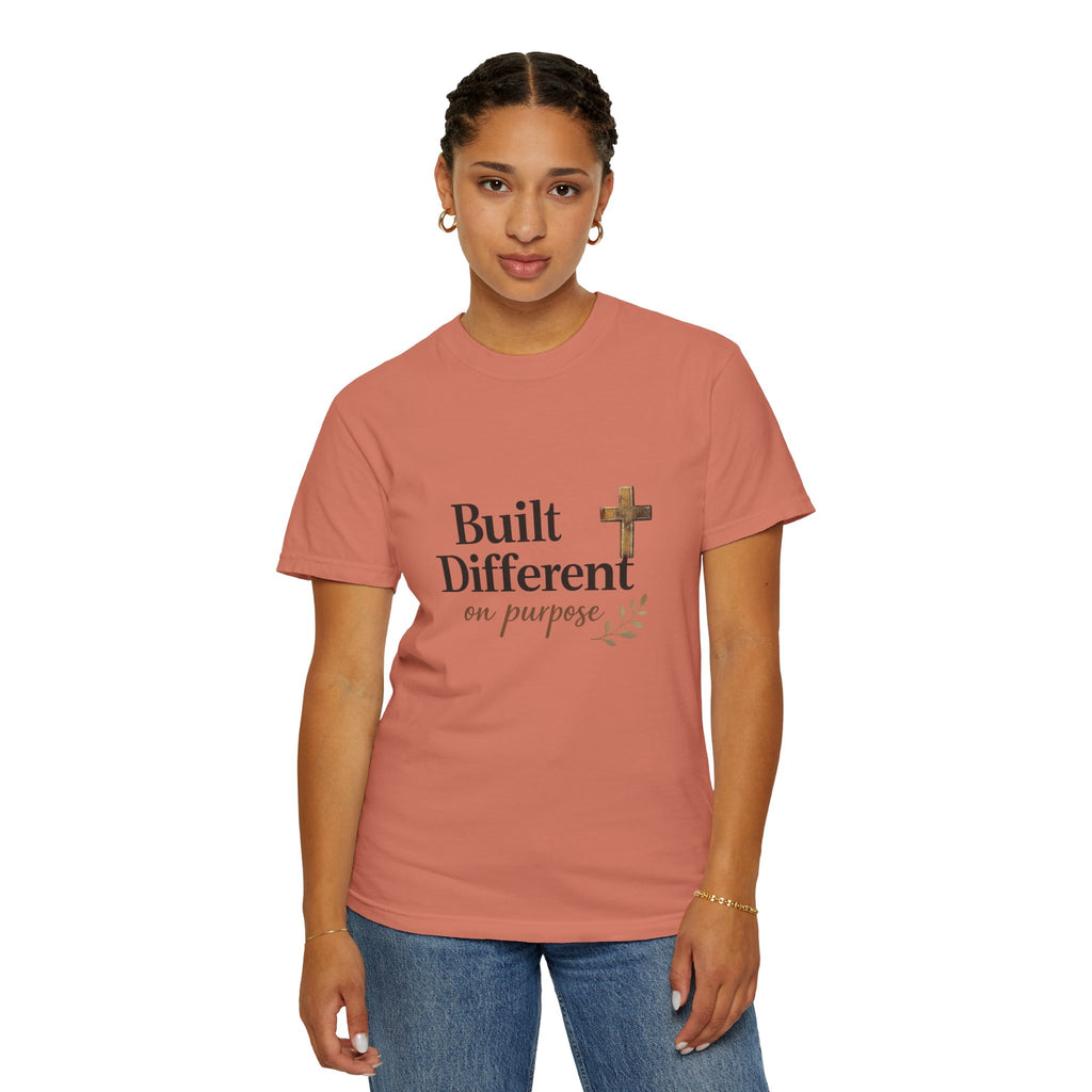'Built Different on Purpose' Garment-Dyed T-shirt