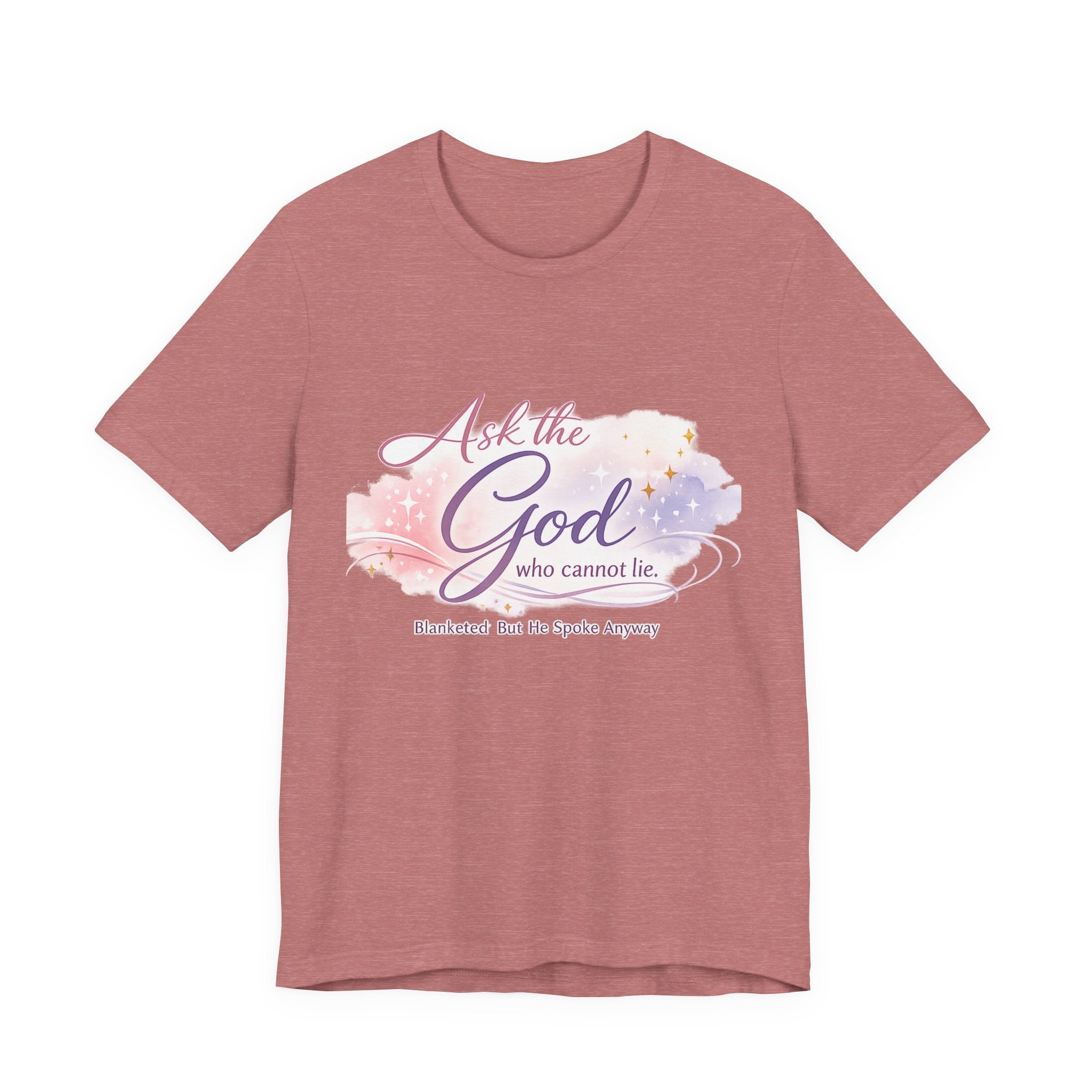'Ask the God' Jersey Short Sleeve Tee