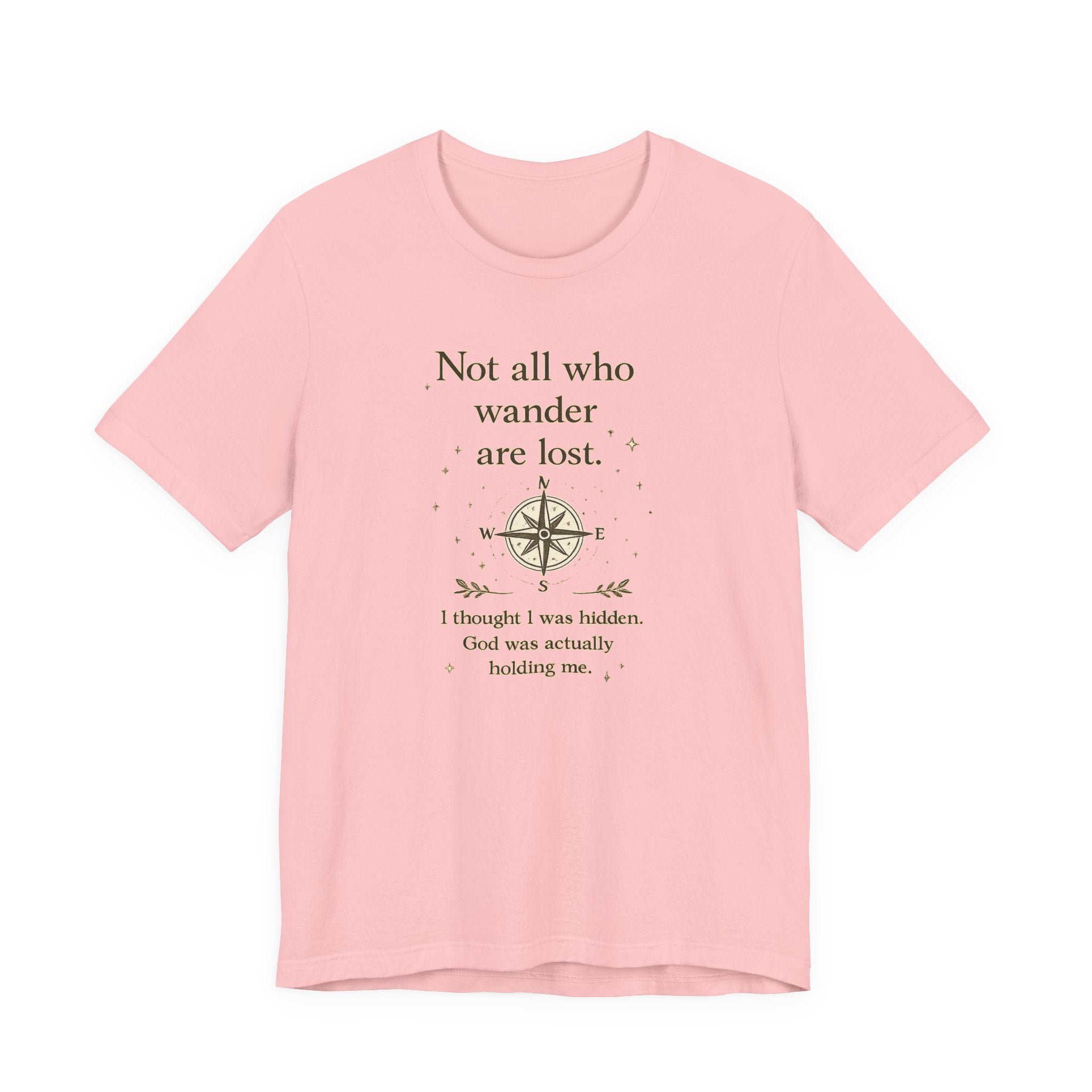 'Not All Who Wander Are Lost' Jersey Short Sleeve Tee