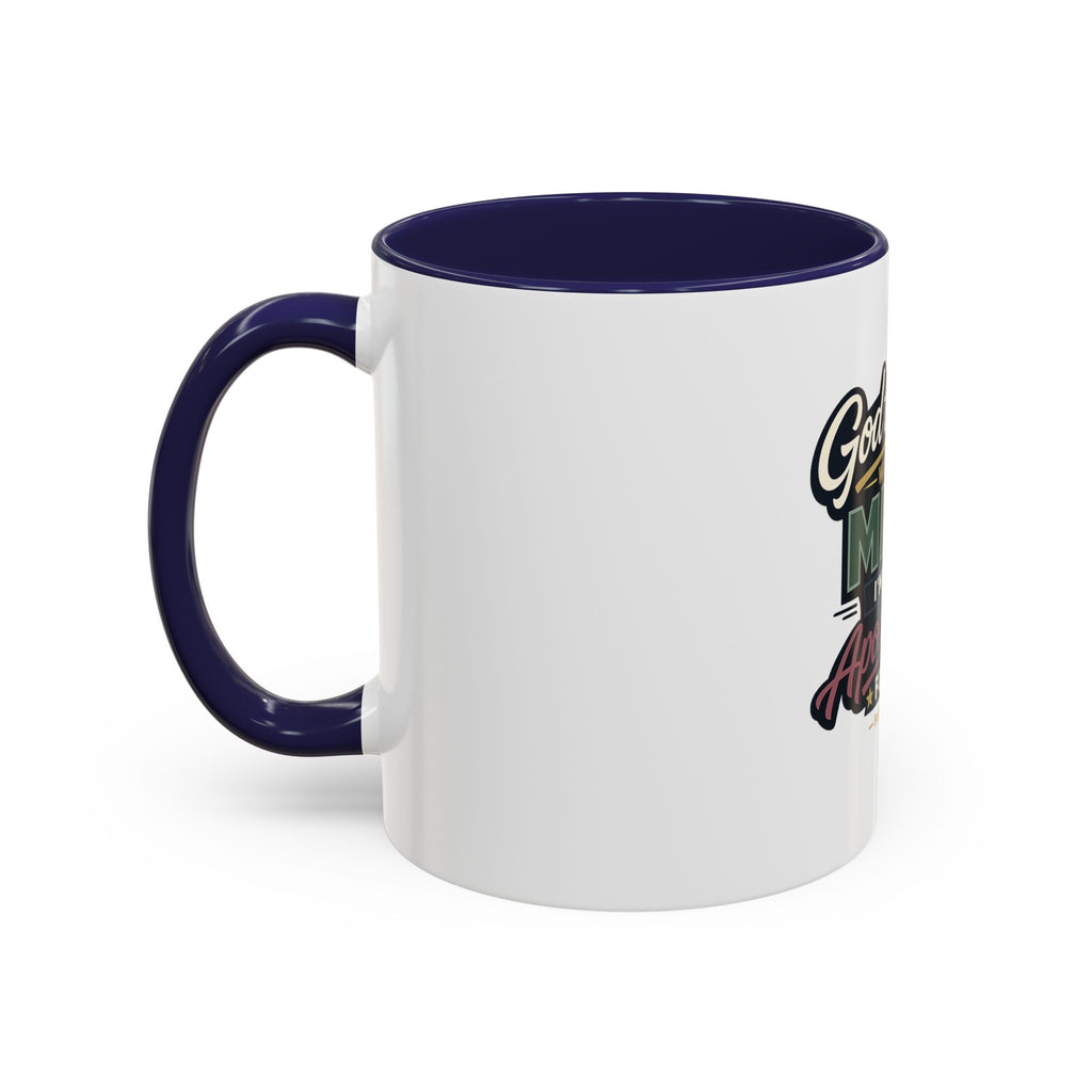 'God Trusts Me' Accent Coffee Mug