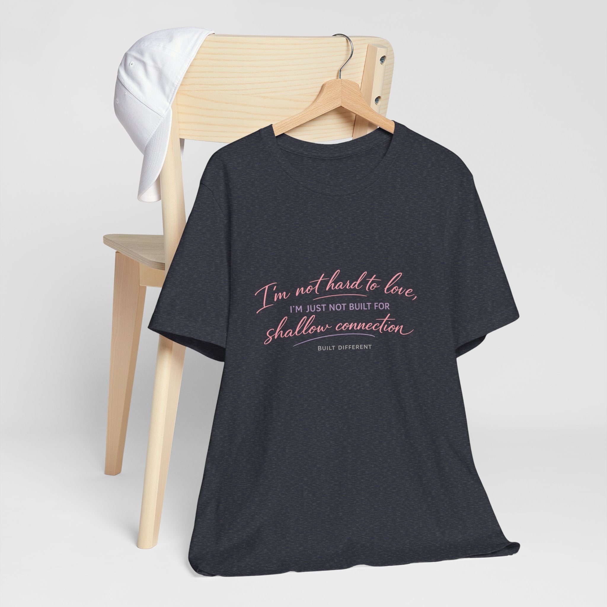 'I'm Not Hard to Love' Jersey Short Sleeve Tee