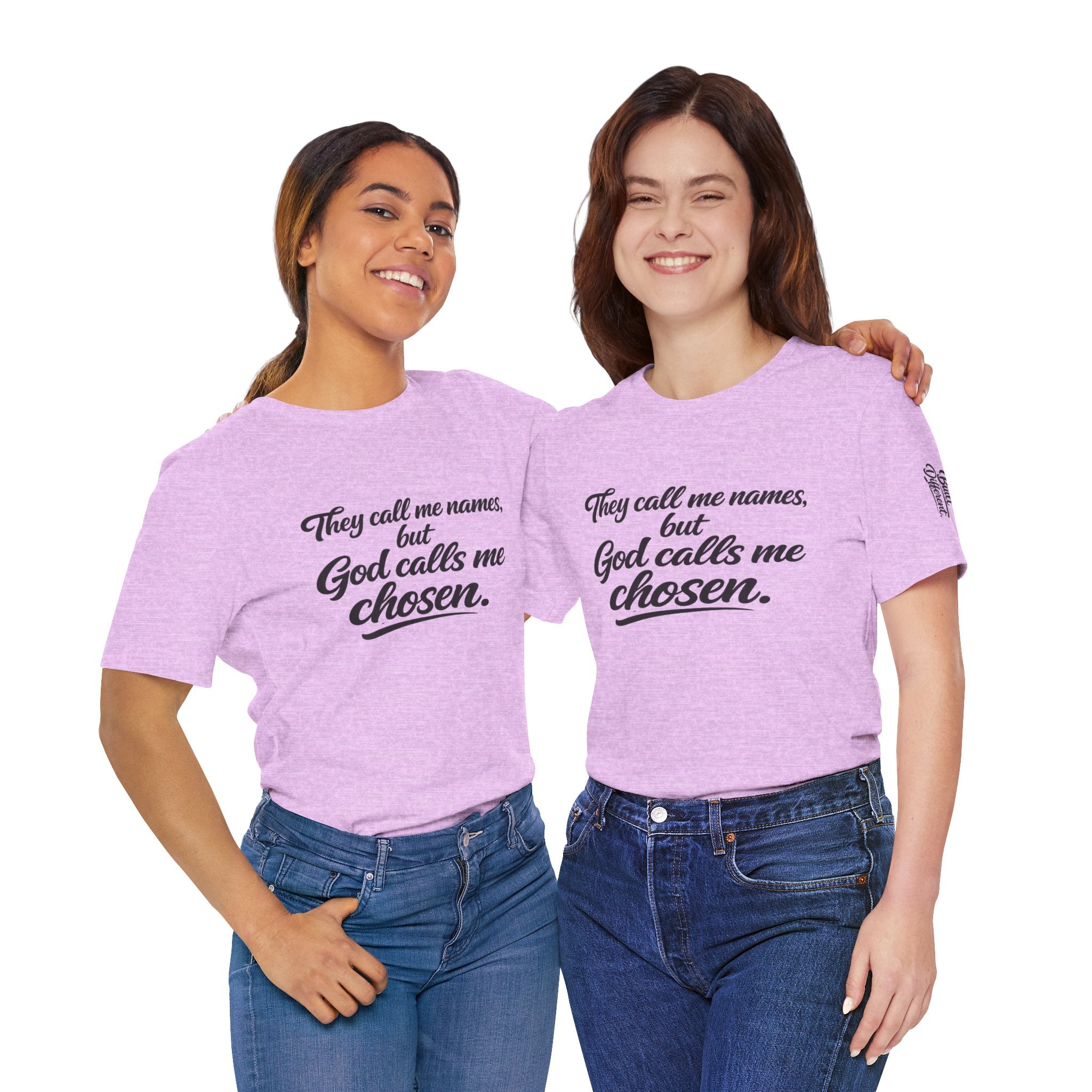 'God Calls Me Chosen'  Short Sleeve Tee