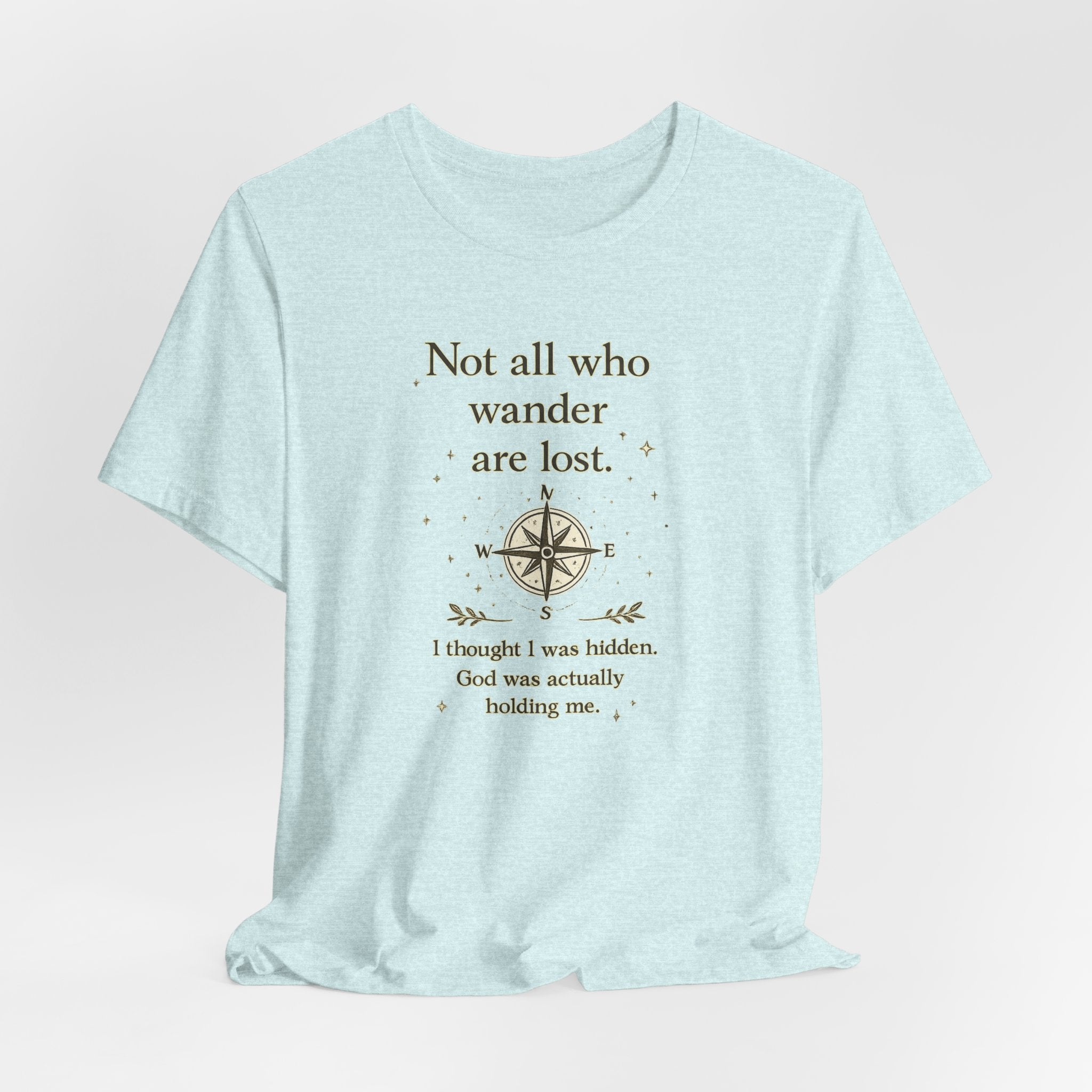 'Not All Who Wander Are Lost' Jersey Short Sleeve Tee