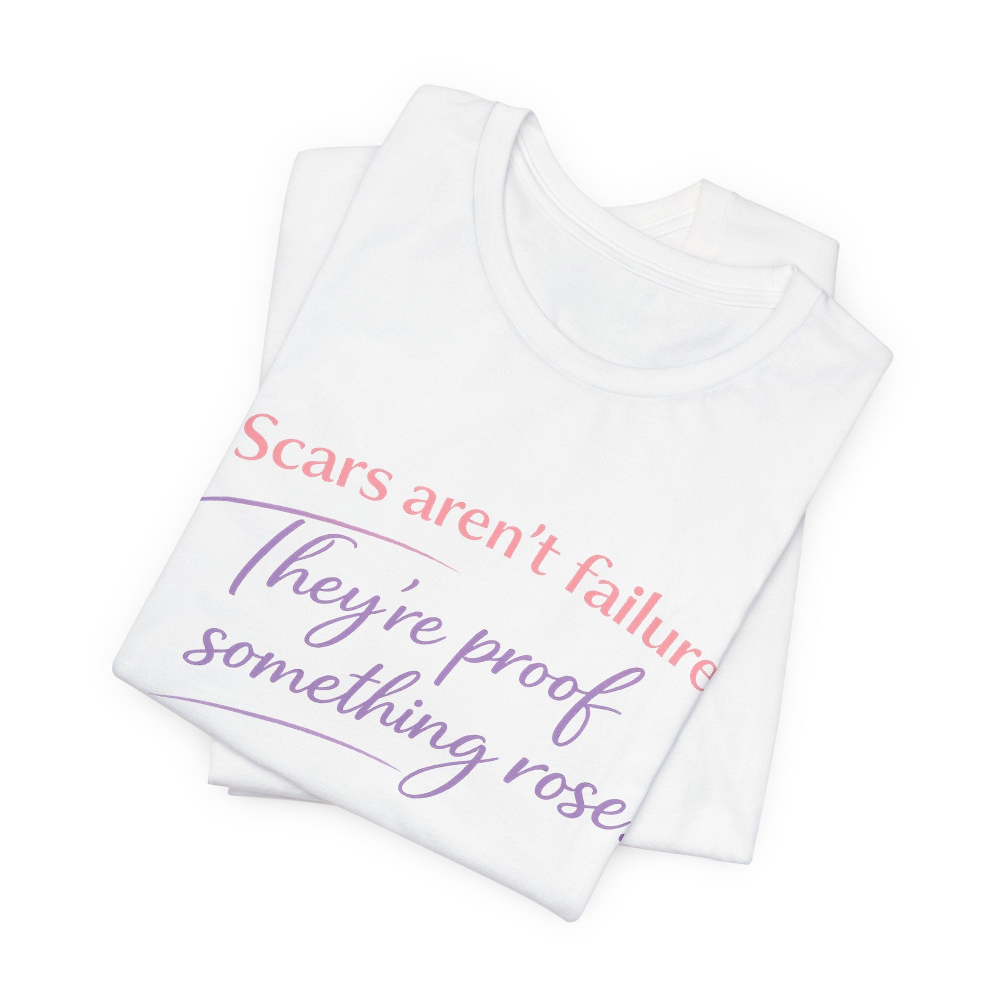 'Scars Aren't Failure' Jersey Short Sleeve Tee