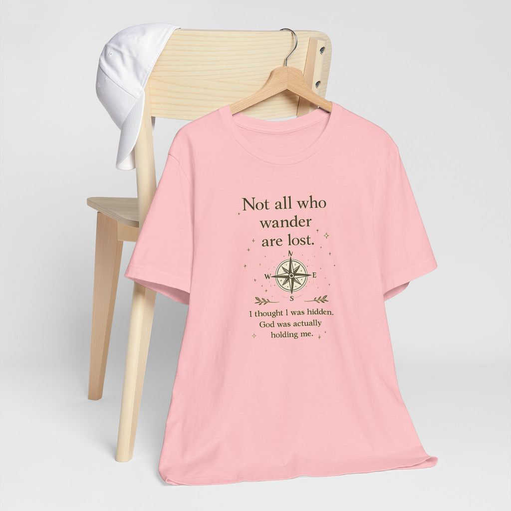 'Not All Who Wander Are Lost' Jersey Short Sleeve Tee