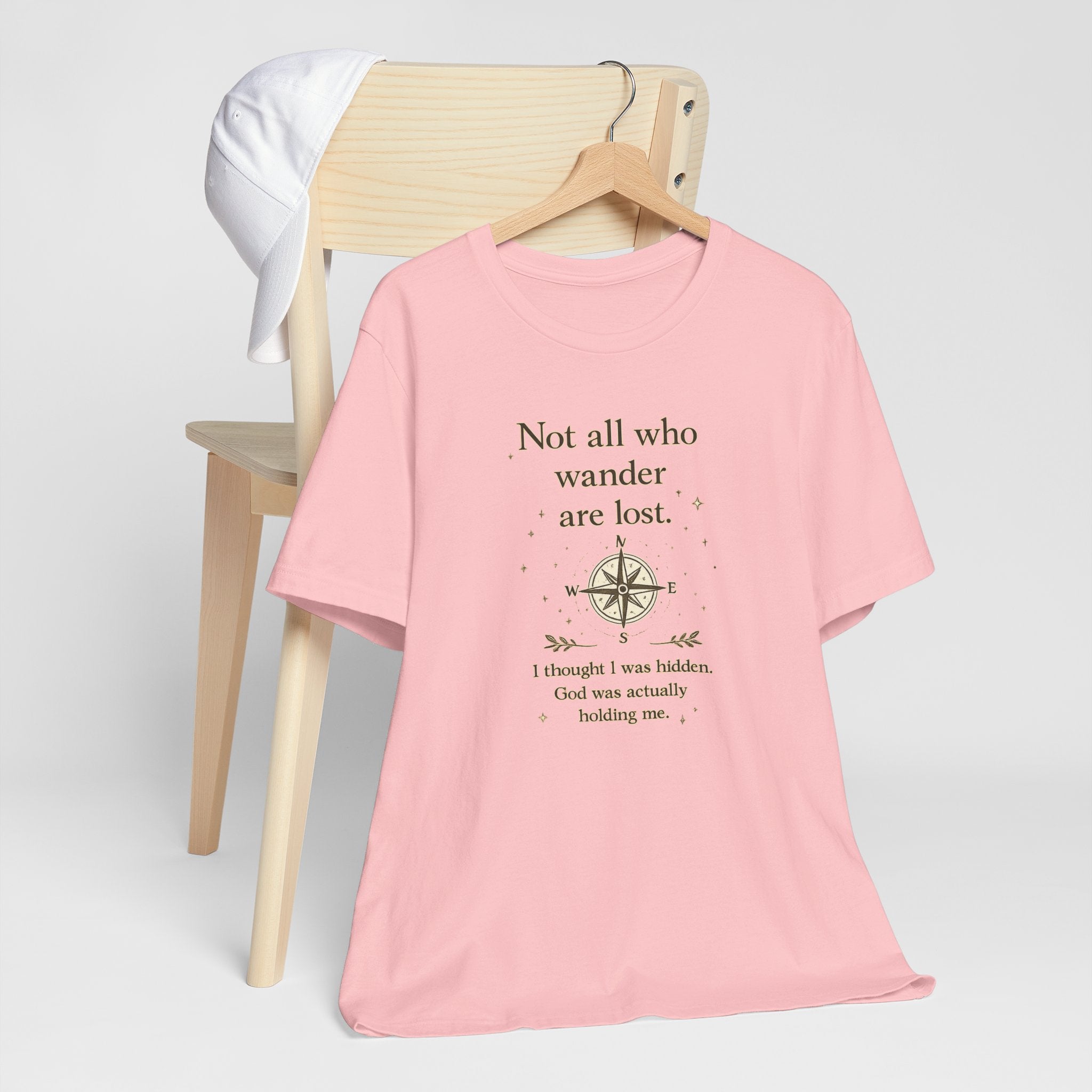 'Not All Who Wander Are Lost' Jersey Short Sleeve Tee