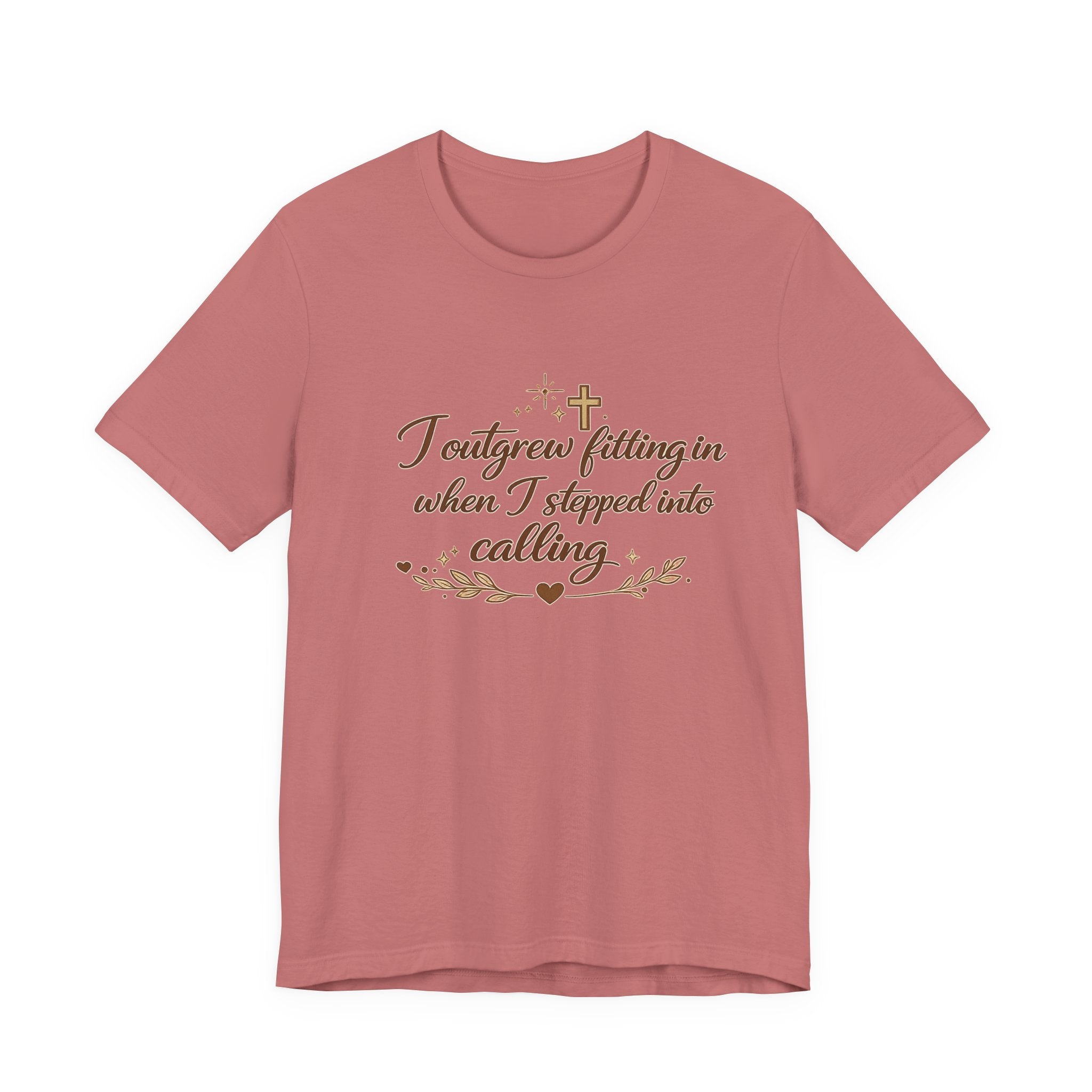 'I Outgrew Fitting In' Jersey Short Sleeve Tee
