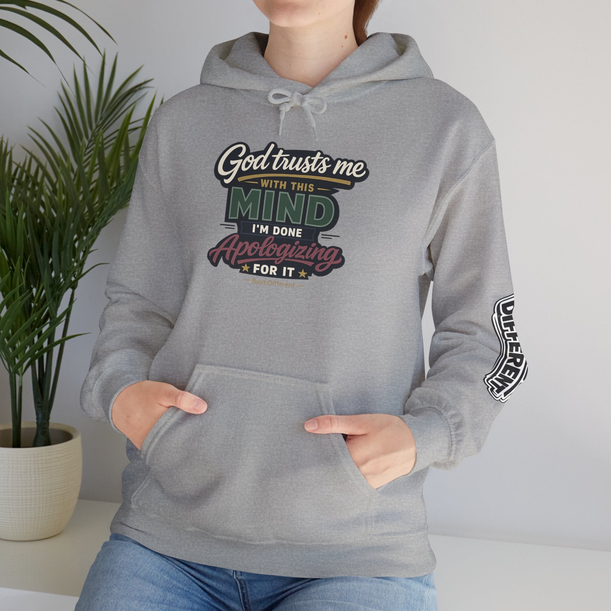 'God Trusts Me' Heavy Blend Hooded Sweatshirt