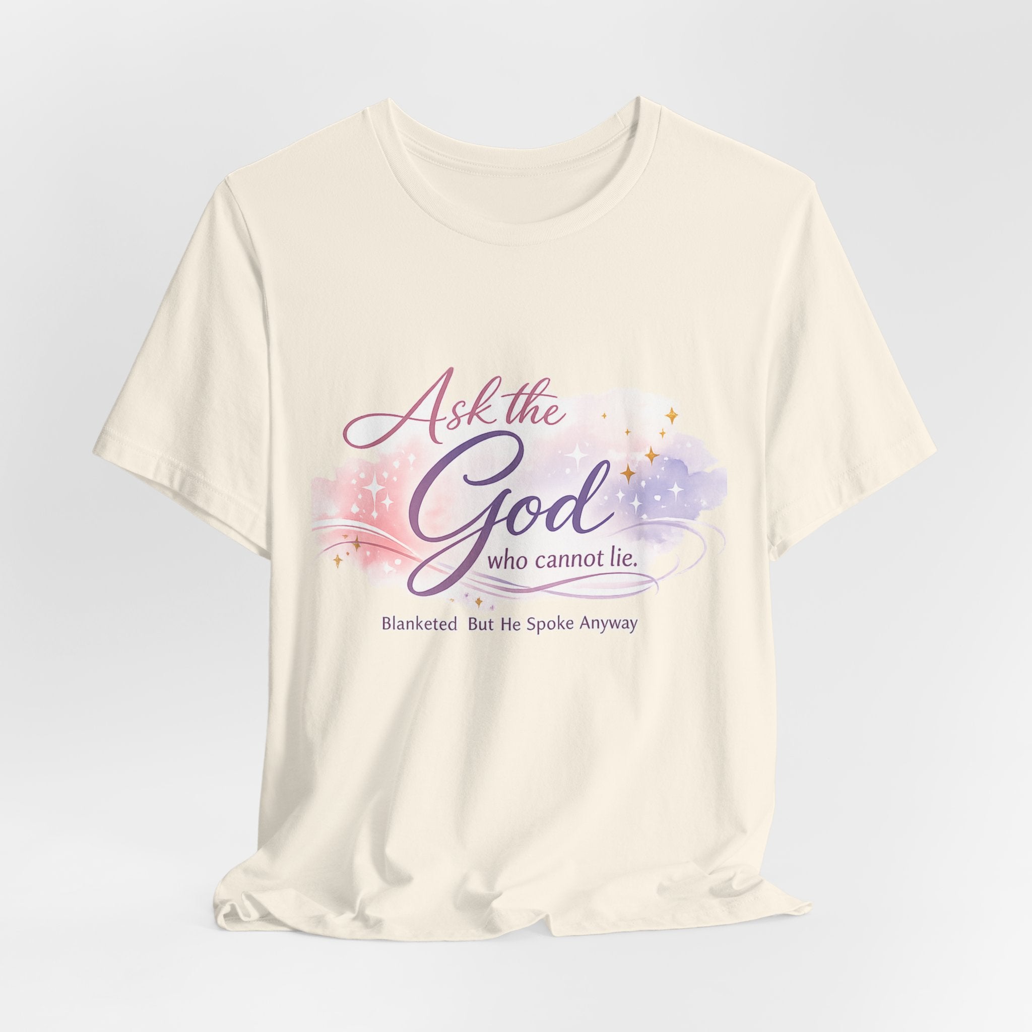 'Ask the God' Jersey Short Sleeve Tee