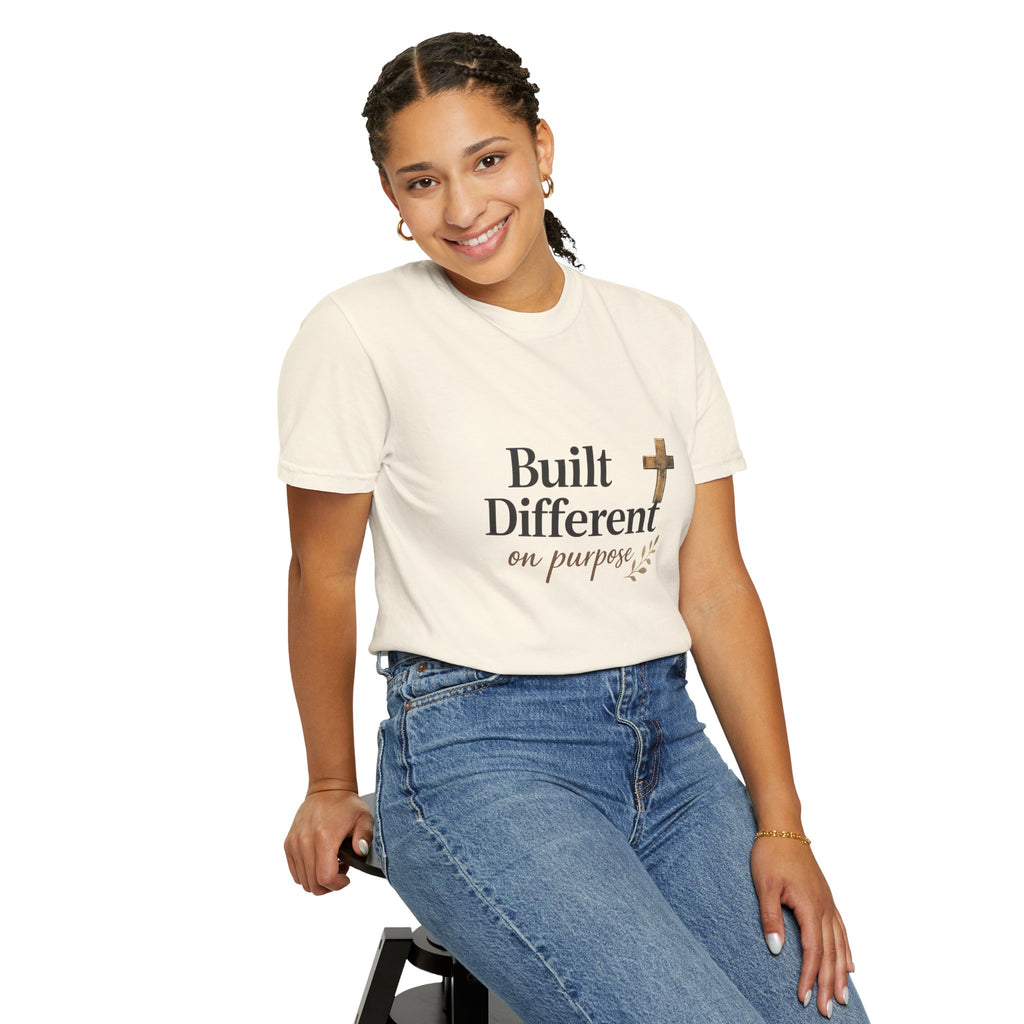 'Built Different on Purpose' Garment-Dyed T-shirt