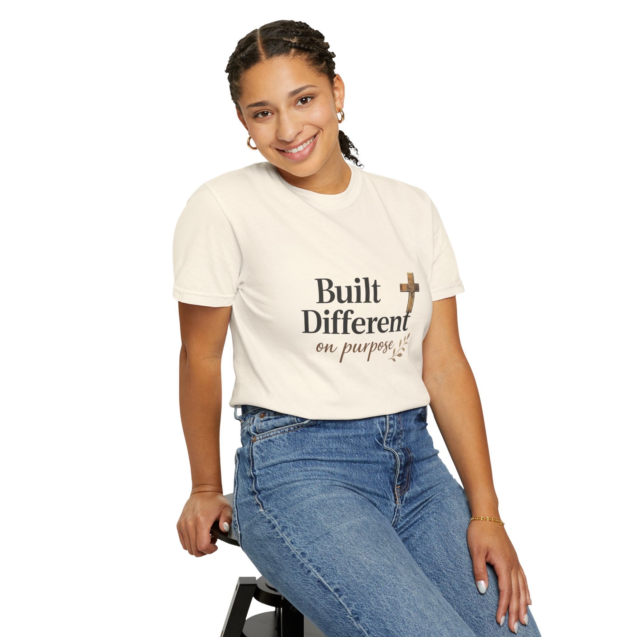 'Built Different on Purpose' Garment-Dyed T-shirt