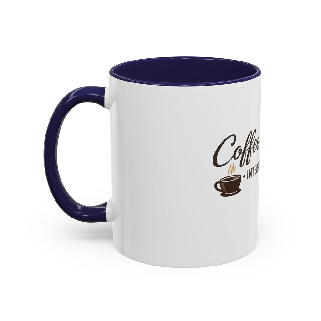 Signature 'Coffee & Jesus Interruptions' Accent Coffee Mug