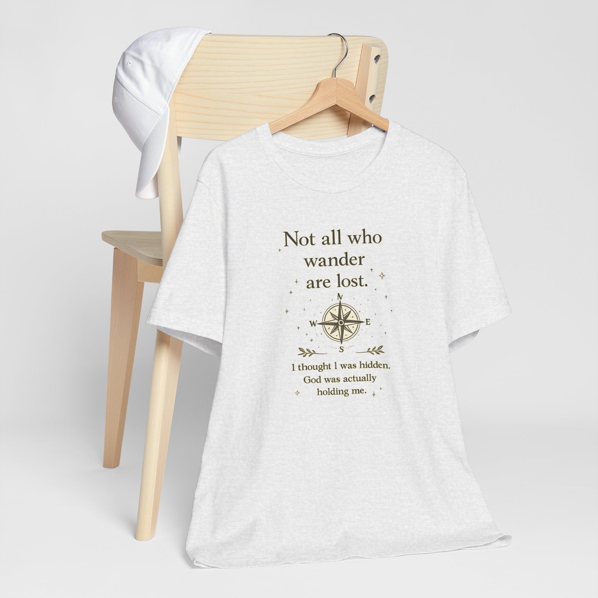 'Not All Who Wander Are Lost' Jersey Short Sleeve Tee