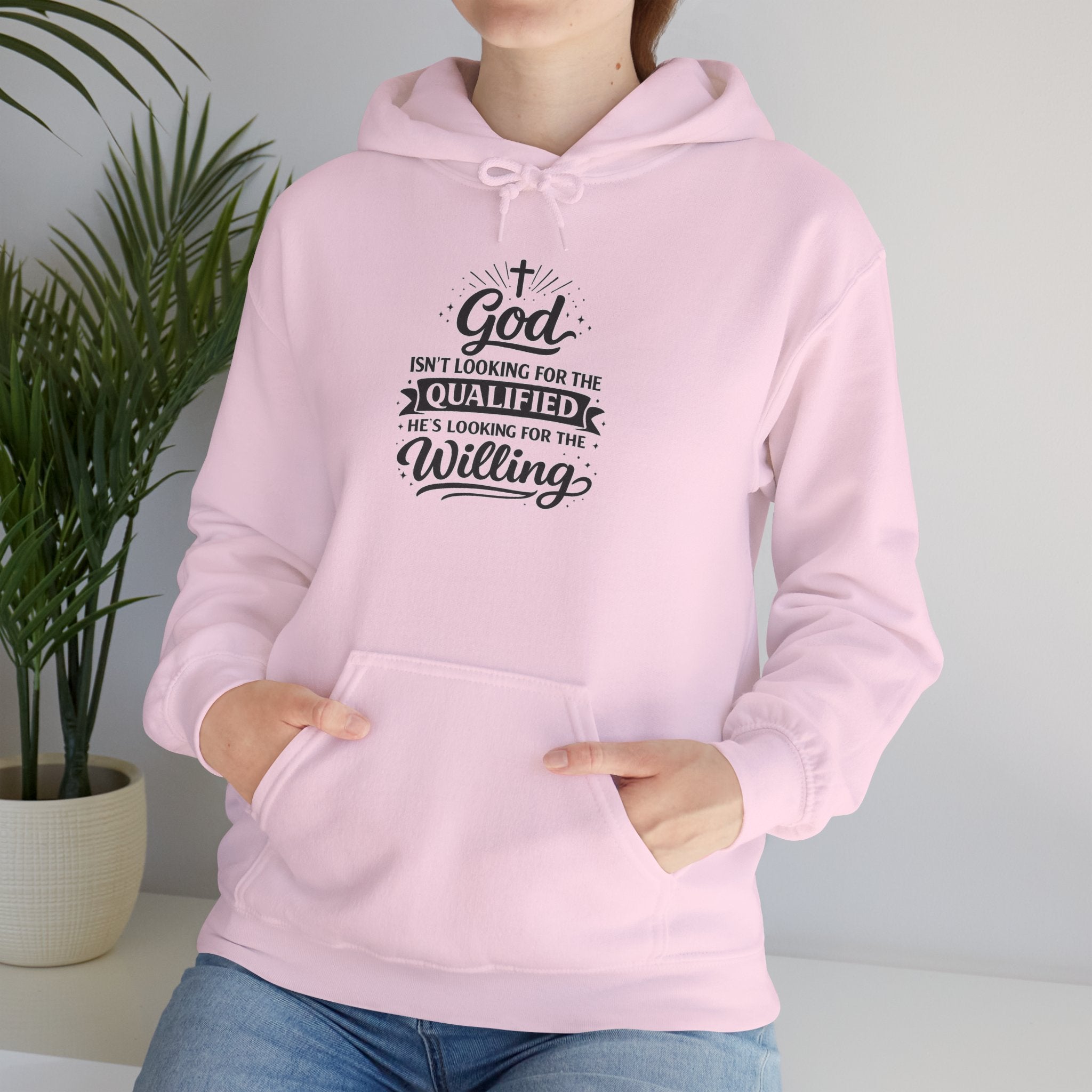 'God Isn't Looking For' Heavy Blend Hooded Sweatshirt