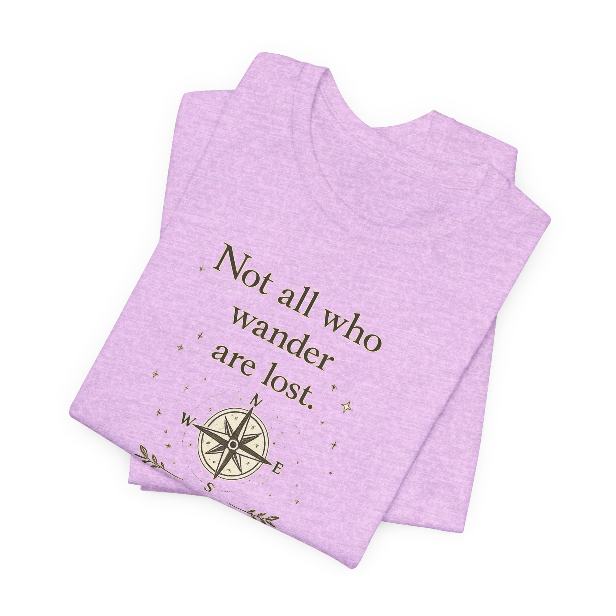 'Not All Who Wander Are Lost' Jersey Short Sleeve Tee