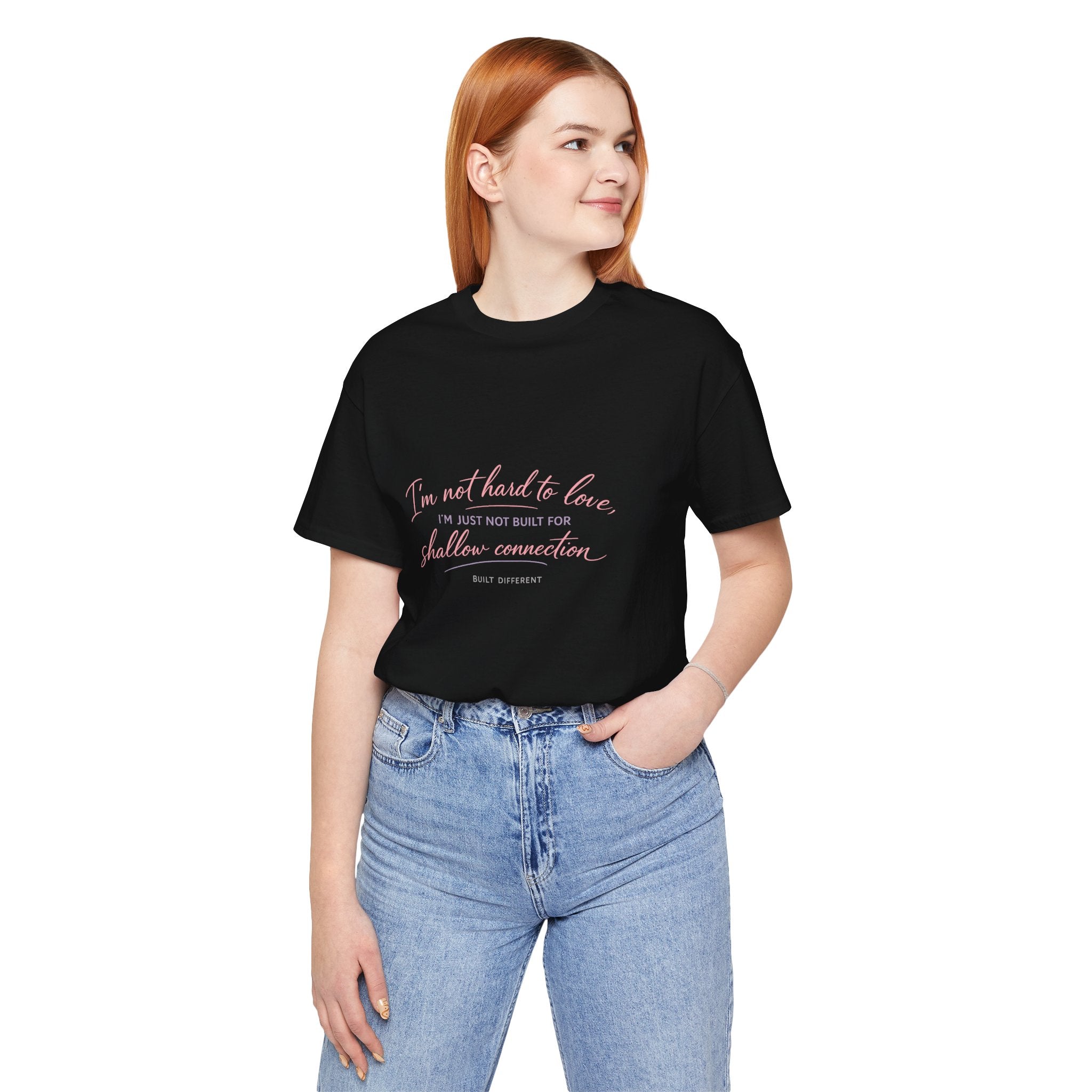 'I'm Not Hard to Love' Jersey Short Sleeve Tee