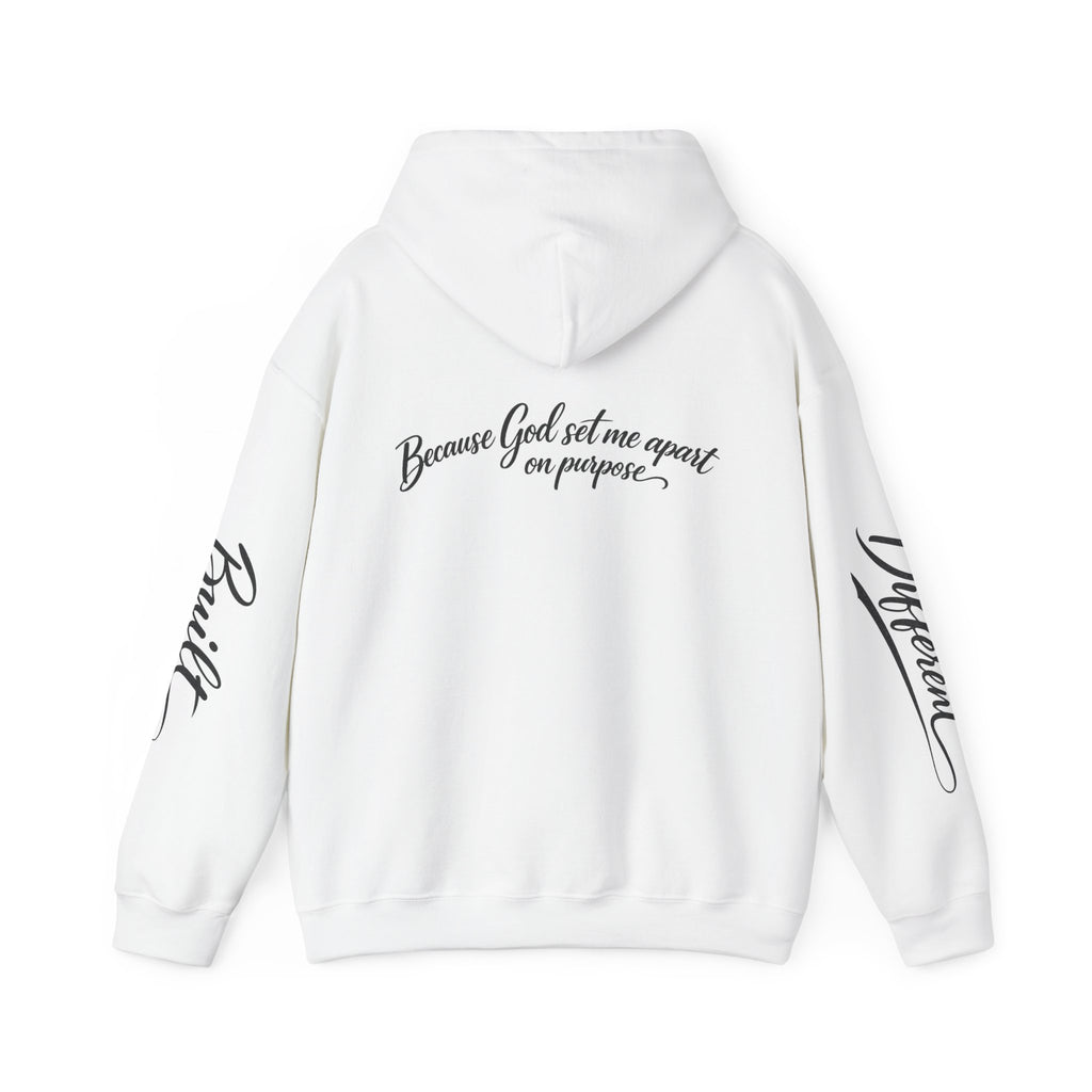 Signature 'Because God Set Me Apart' Blend Hooded Sweatshirt