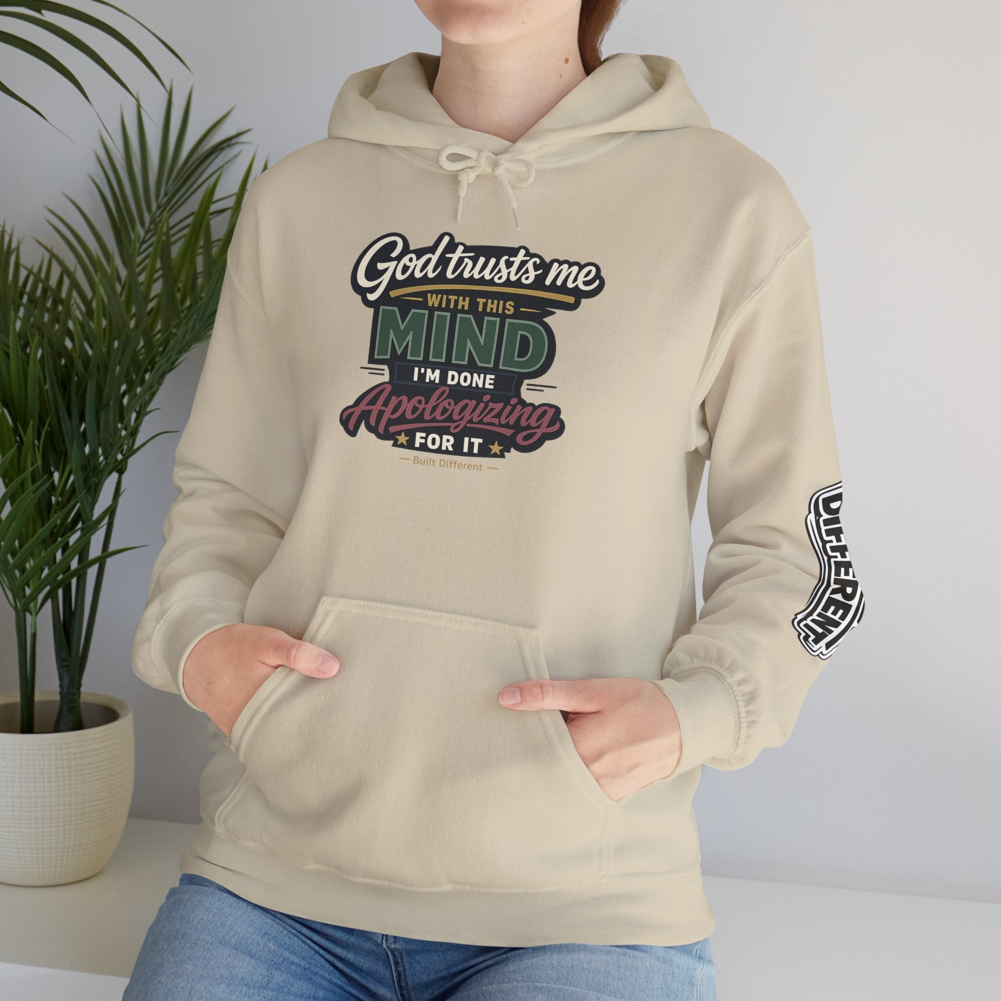 'God Trusts Me' Heavy Blend Hooded Sweatshirt