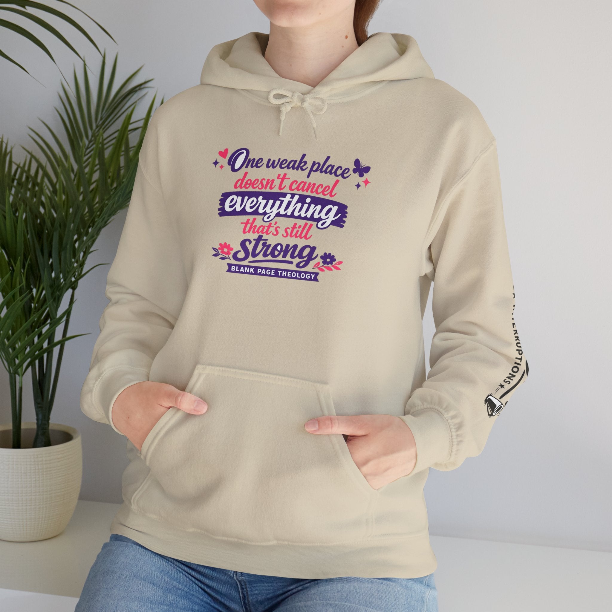 Signature 'One Weak Place' Heavy Blend Hooded Sweatshirt
