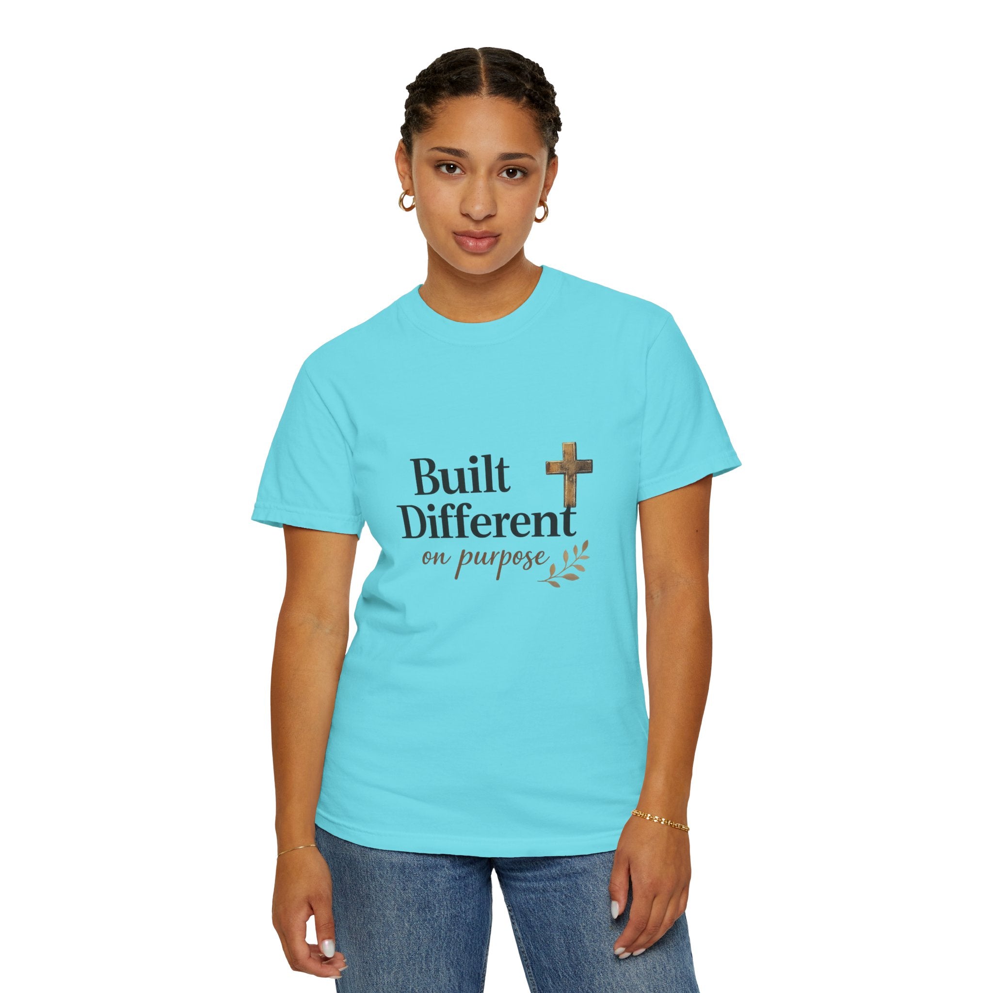 'Built Different on Purpose' Garment-Dyed T-shirt