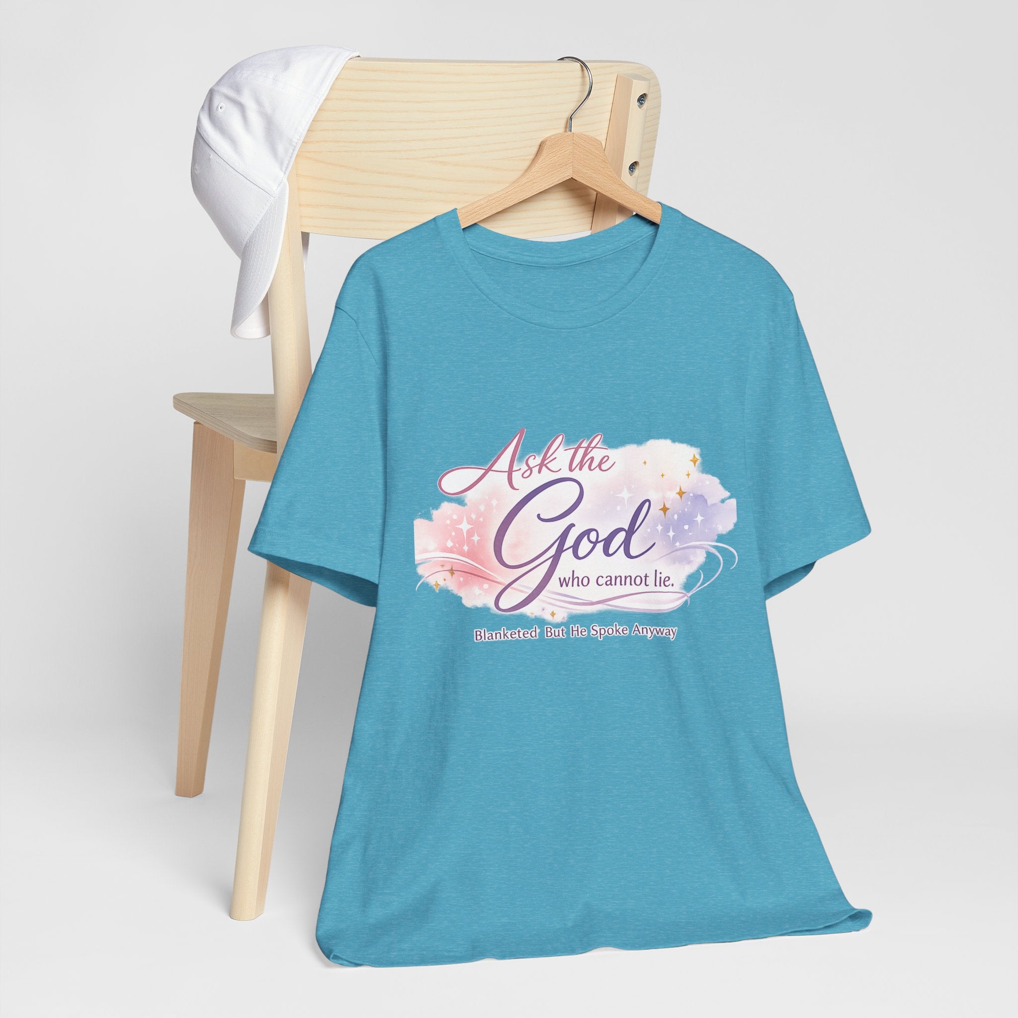 'Ask the God' Jersey Short Sleeve Tee
