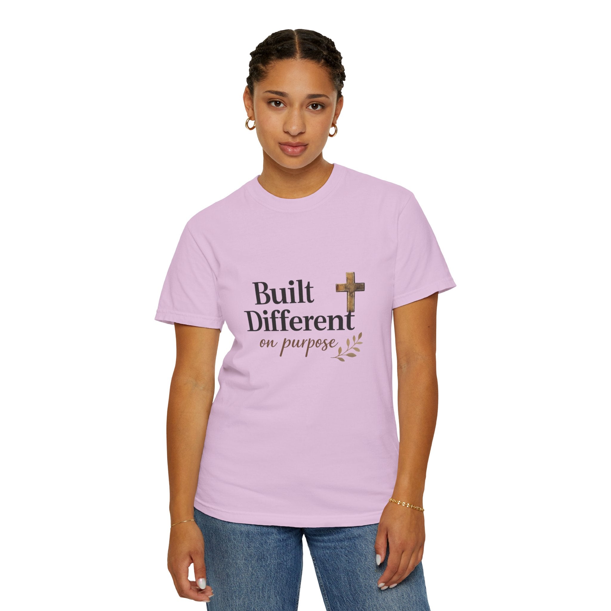 'Built Different on Purpose' Garment-Dyed T-shirt