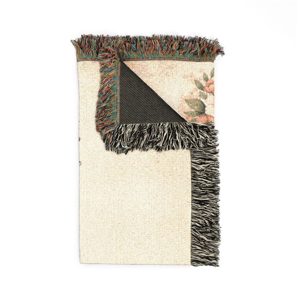 'Wife, Mom, Jesus' Woven Blanket