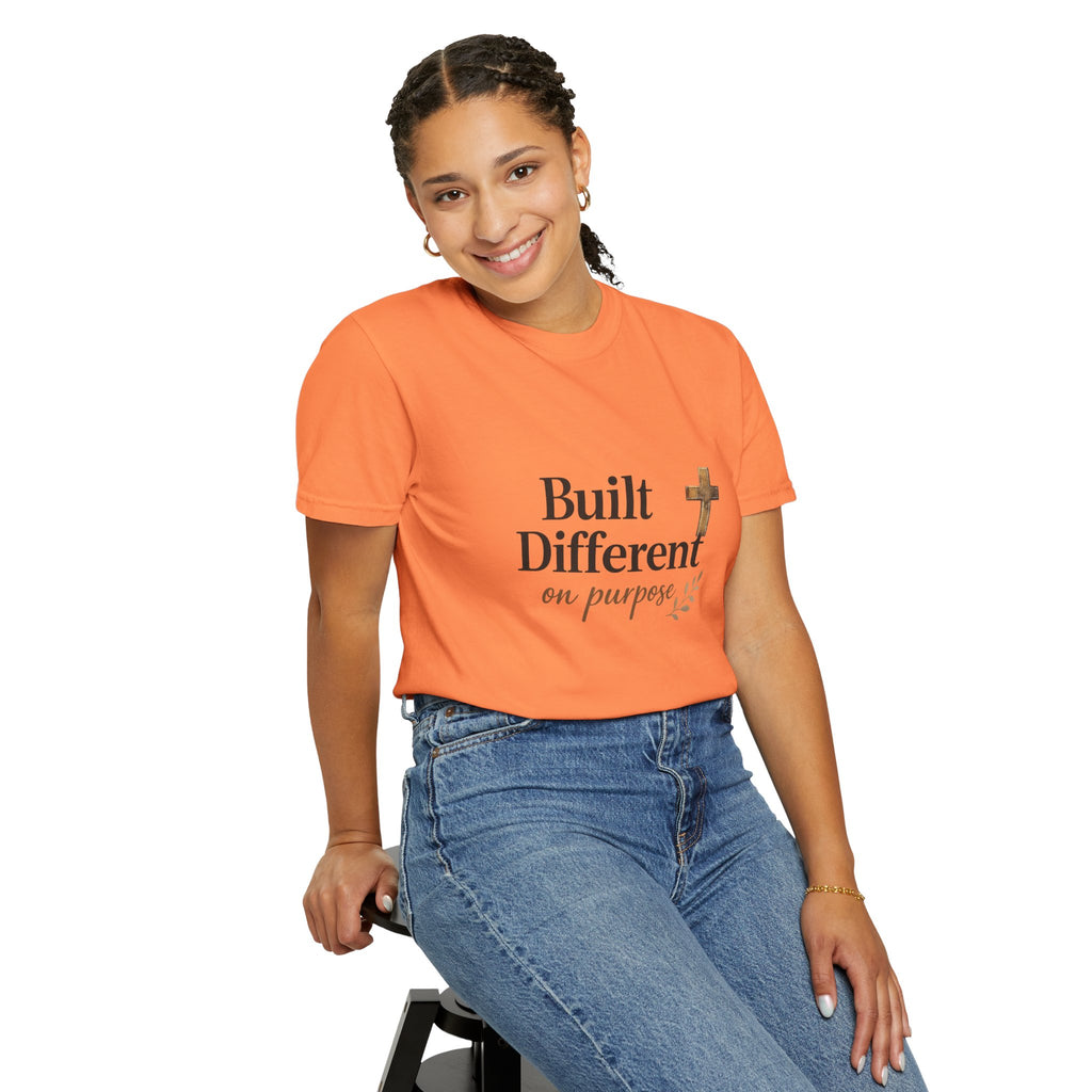 'Built Different on Purpose' Garment-Dyed T-shirt