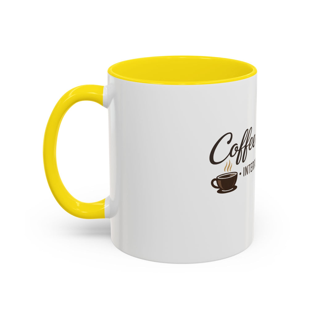 Signature 'Coffee & Jesus Interruptions' Accent Coffee Mug