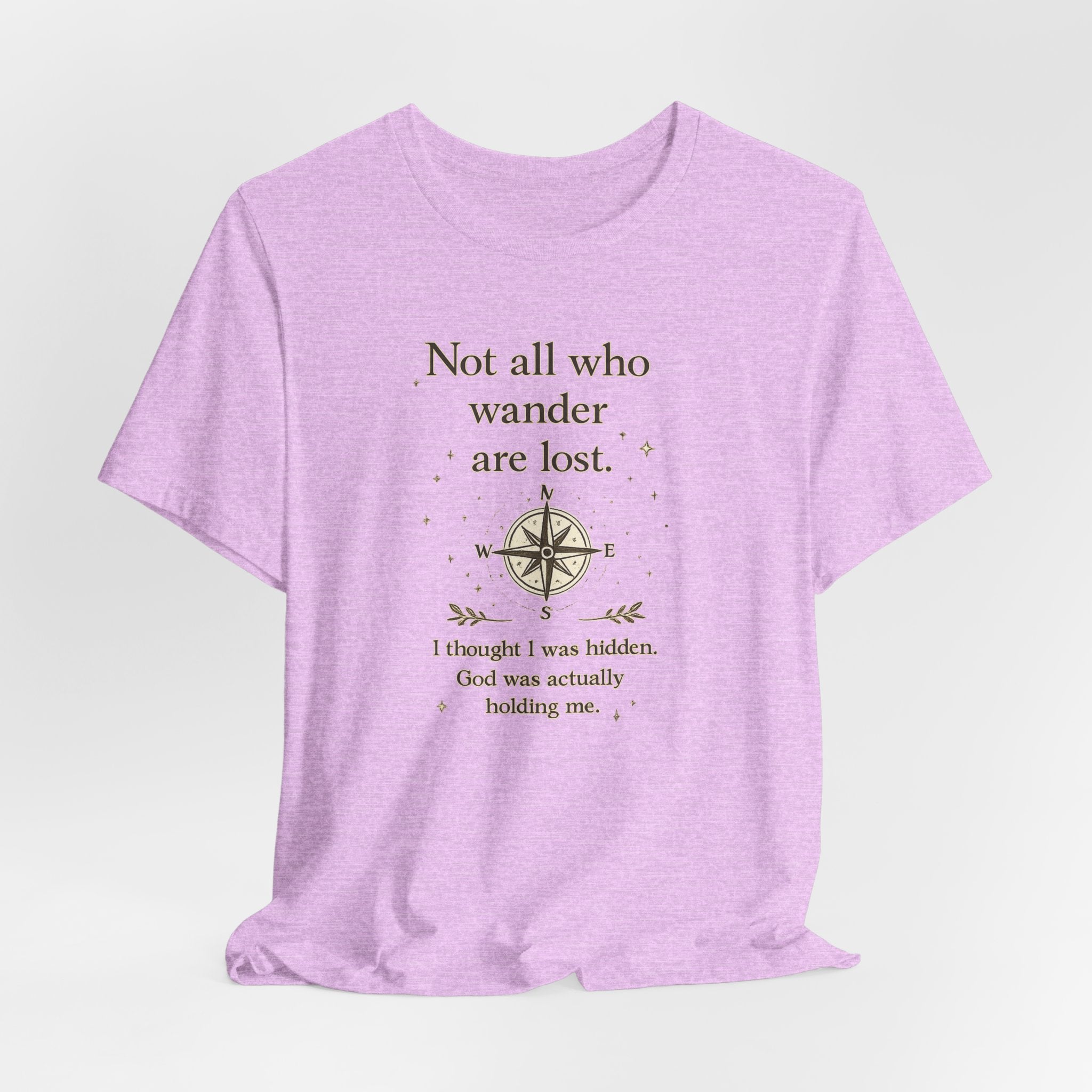'Not All Who Wander Are Lost' Jersey Short Sleeve Tee