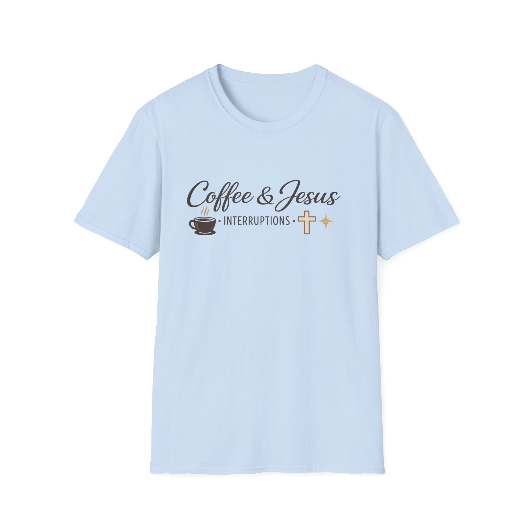 Signature 'Coffee and Jesus Interruptions' Softstyle T-Shirt
