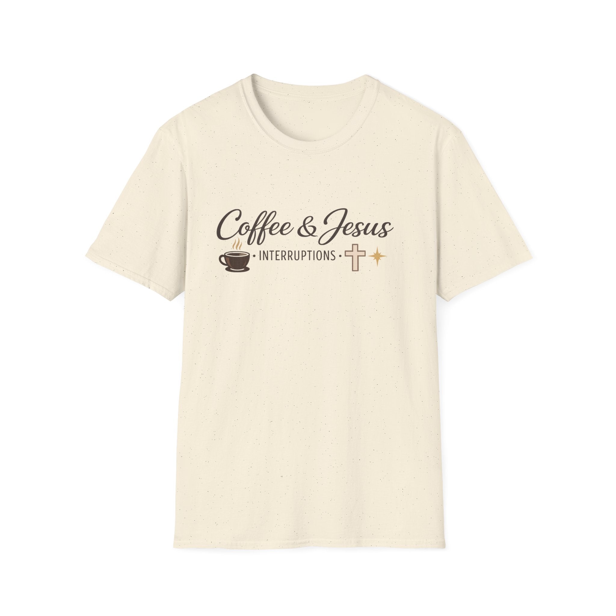 Signature 'Coffee and Jesus Interruptions' Softstyle T-Shirt