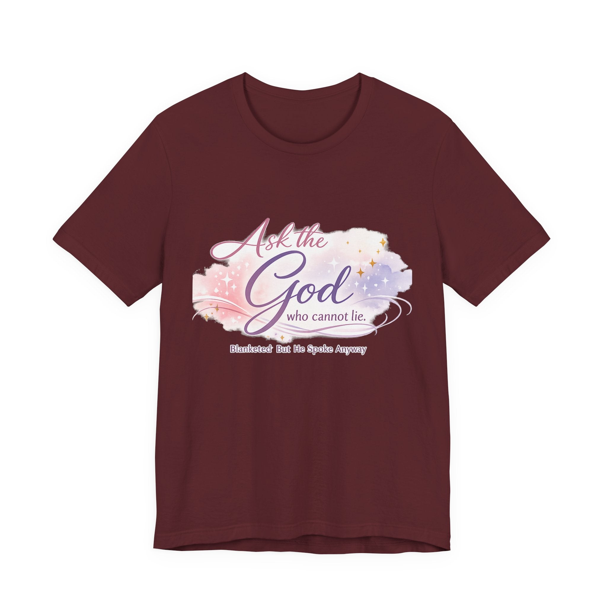 'Ask the God' Jersey Short Sleeve Tee