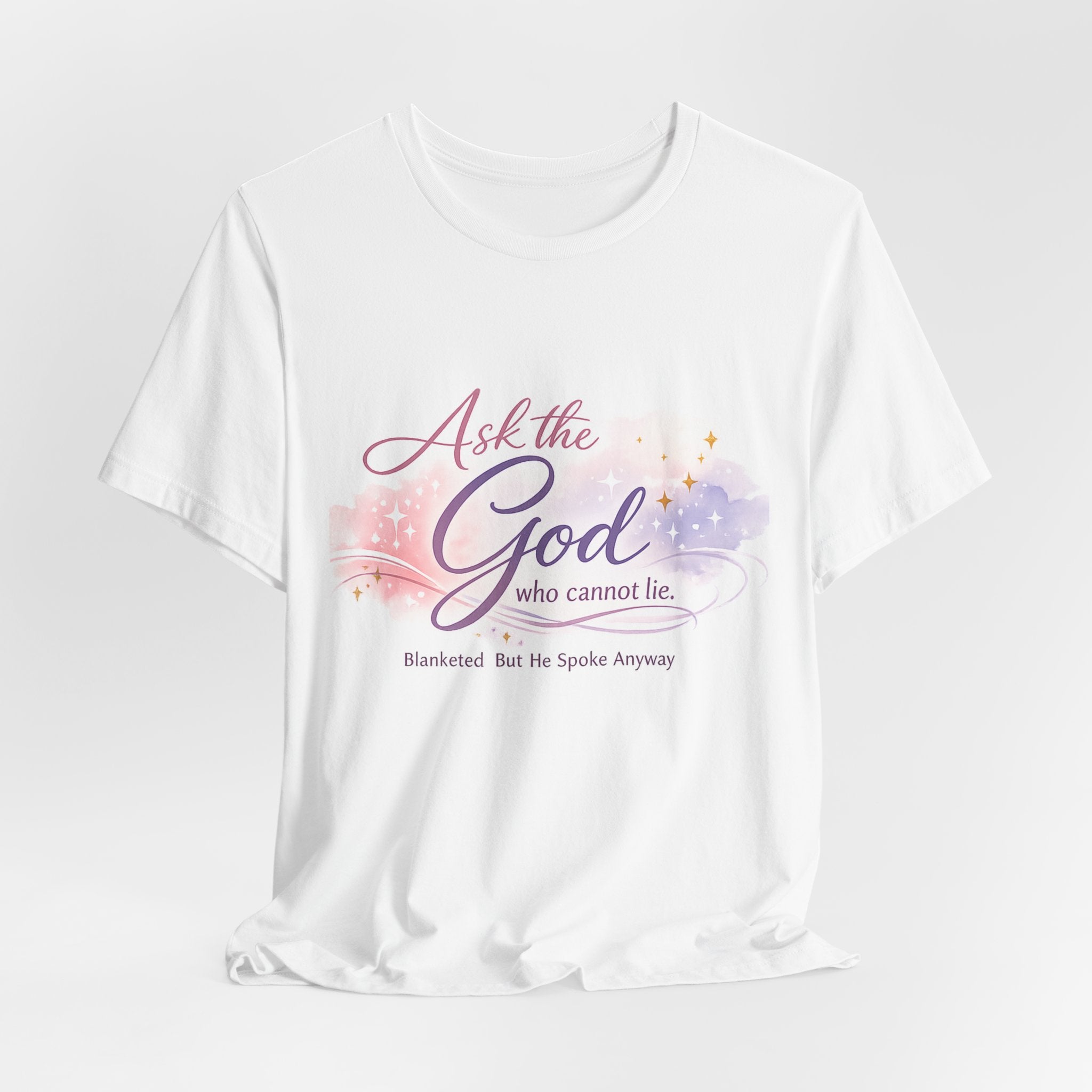 'Ask the God' Jersey Short Sleeve Tee