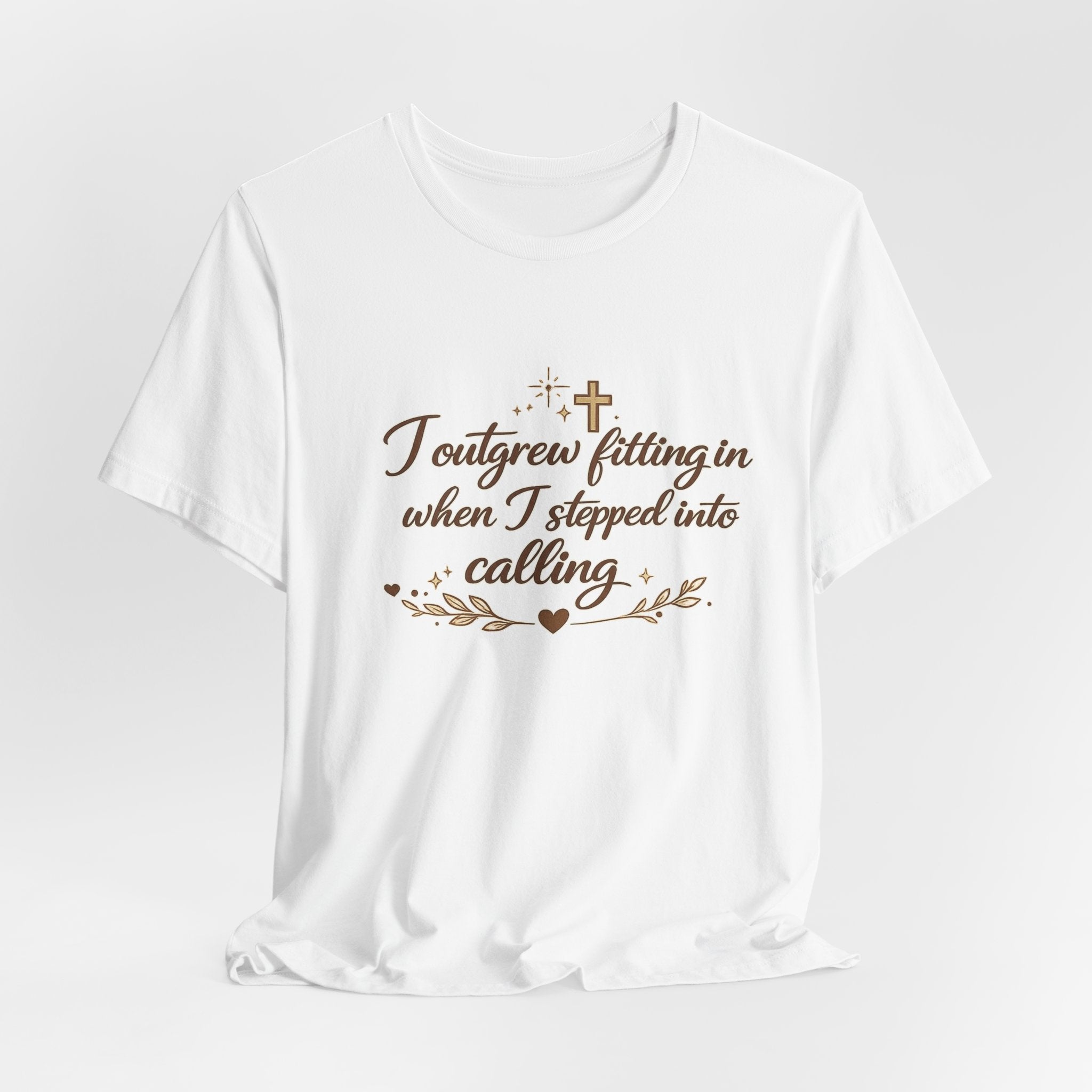 'I Outgrew Fitting In' Jersey Short Sleeve Tee