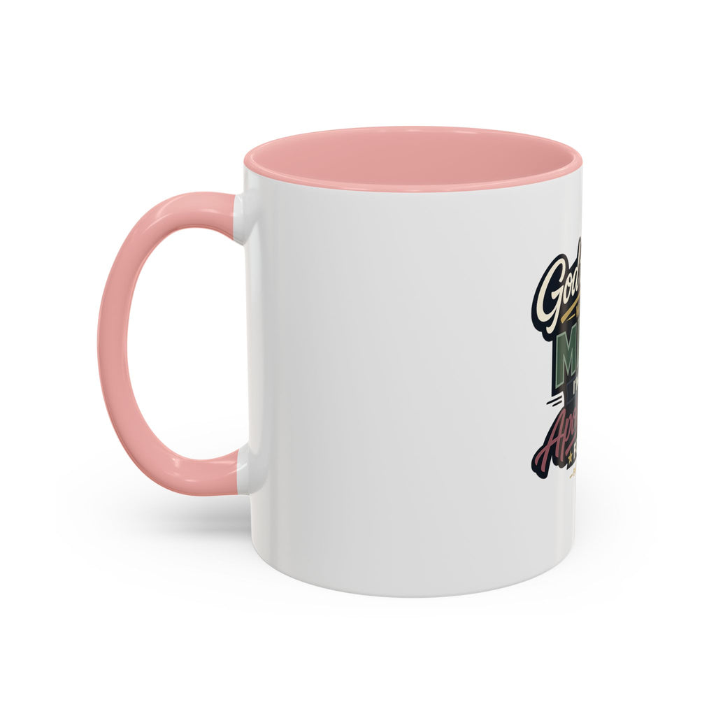 'God Trusts Me' Accent Coffee Mug