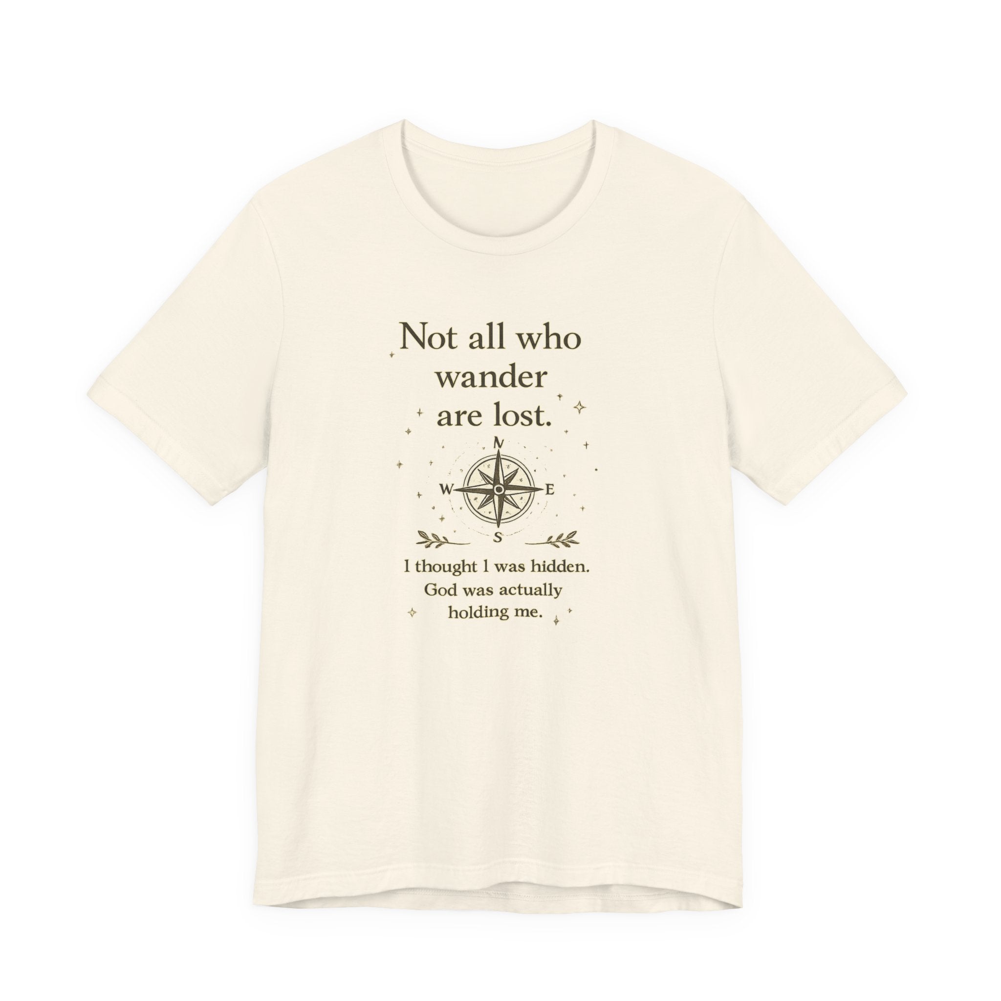 'Not All Who Wander Are Lost' Jersey Short Sleeve Tee